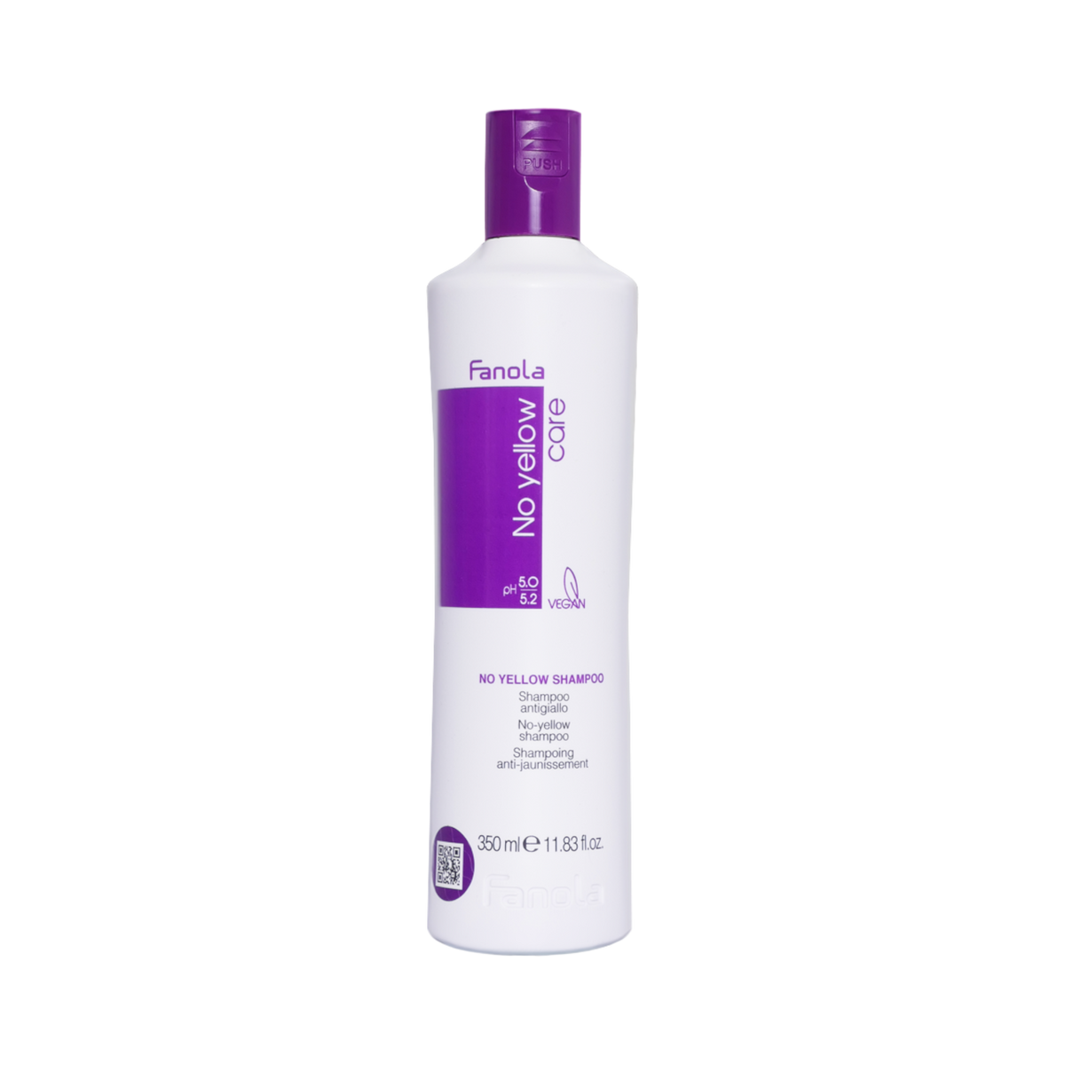 FANOLA No Yellow Farbneutralisierendes Shampoo für blondes Haar 350 ml