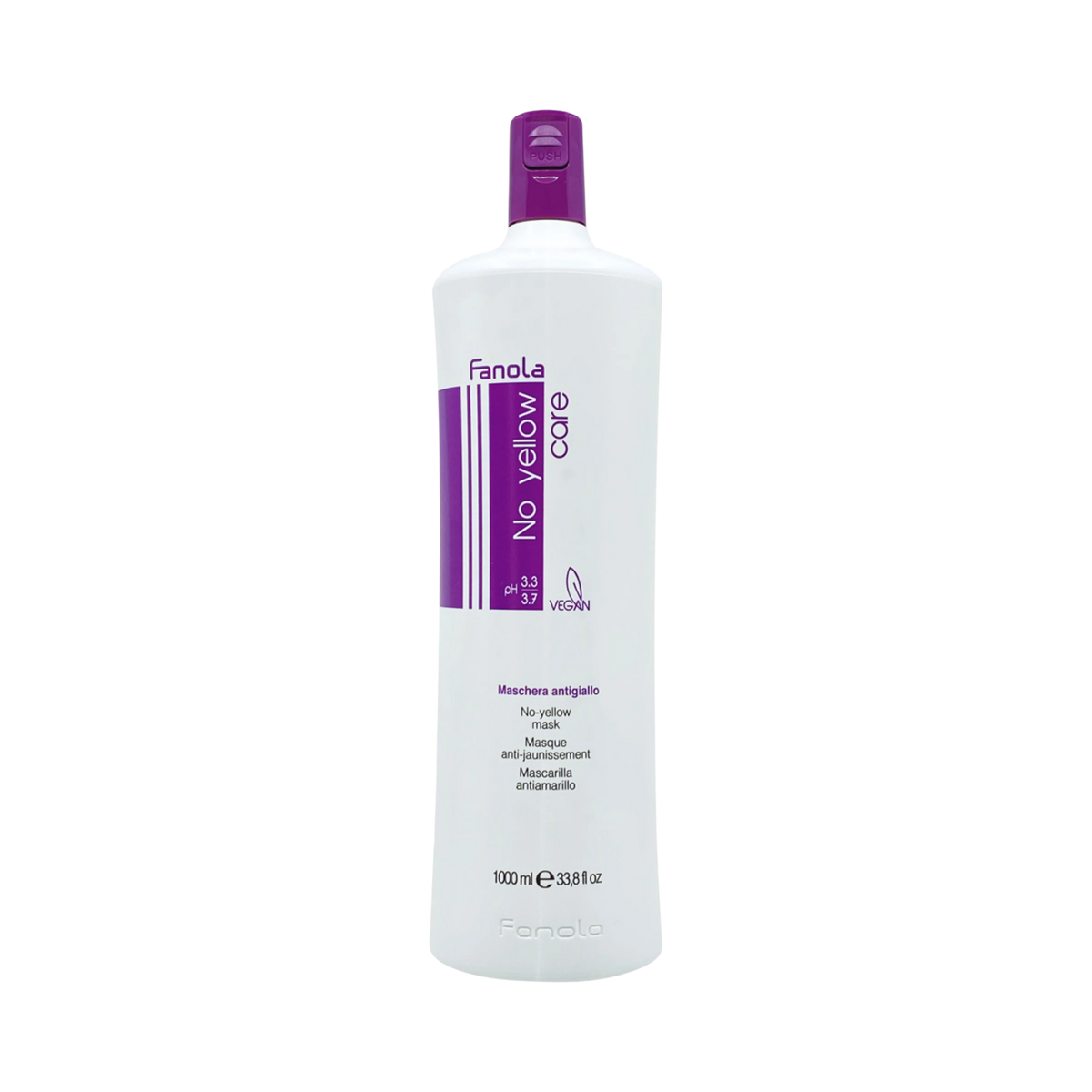 FANOLA NO YELLOW Farbneutralisierende Maske für blondes Haar 1000 ml