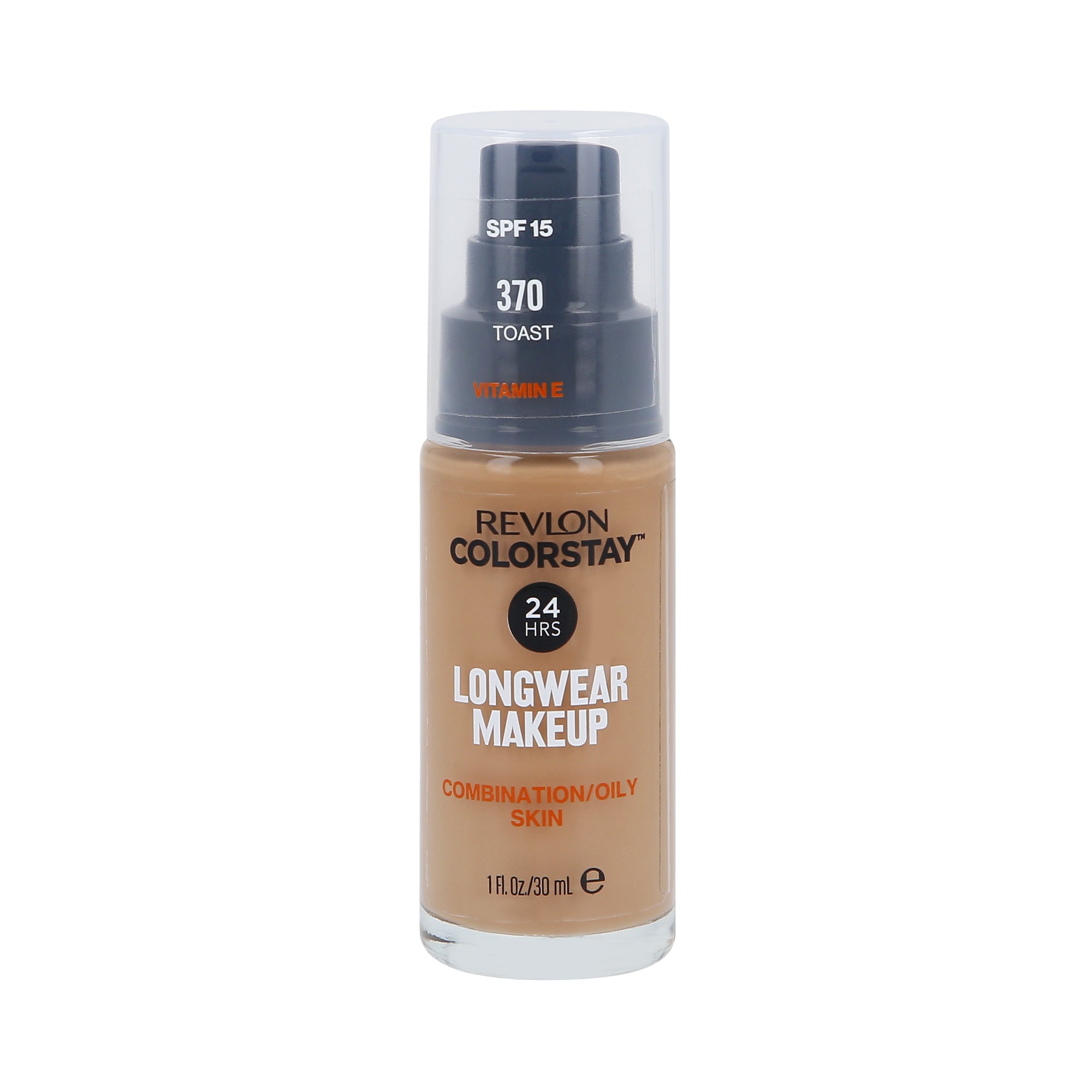 REVLON COLORSTAY SPF15 Fondotinta pelli miste/grasse con applicatore a pompa 30ml #12