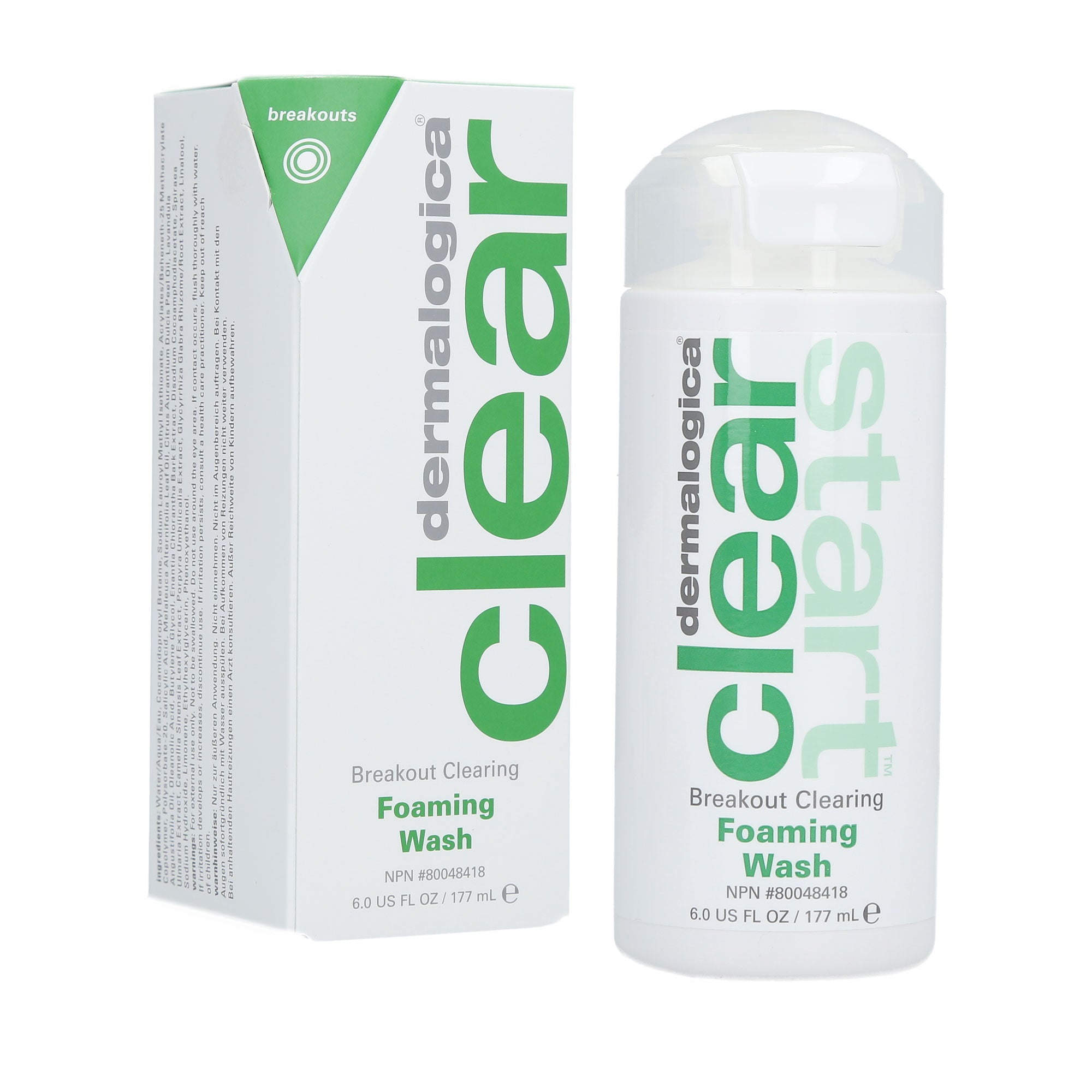 DERMALOGICA CLEAR START Breakout Clearing Foaming Wash 177ml