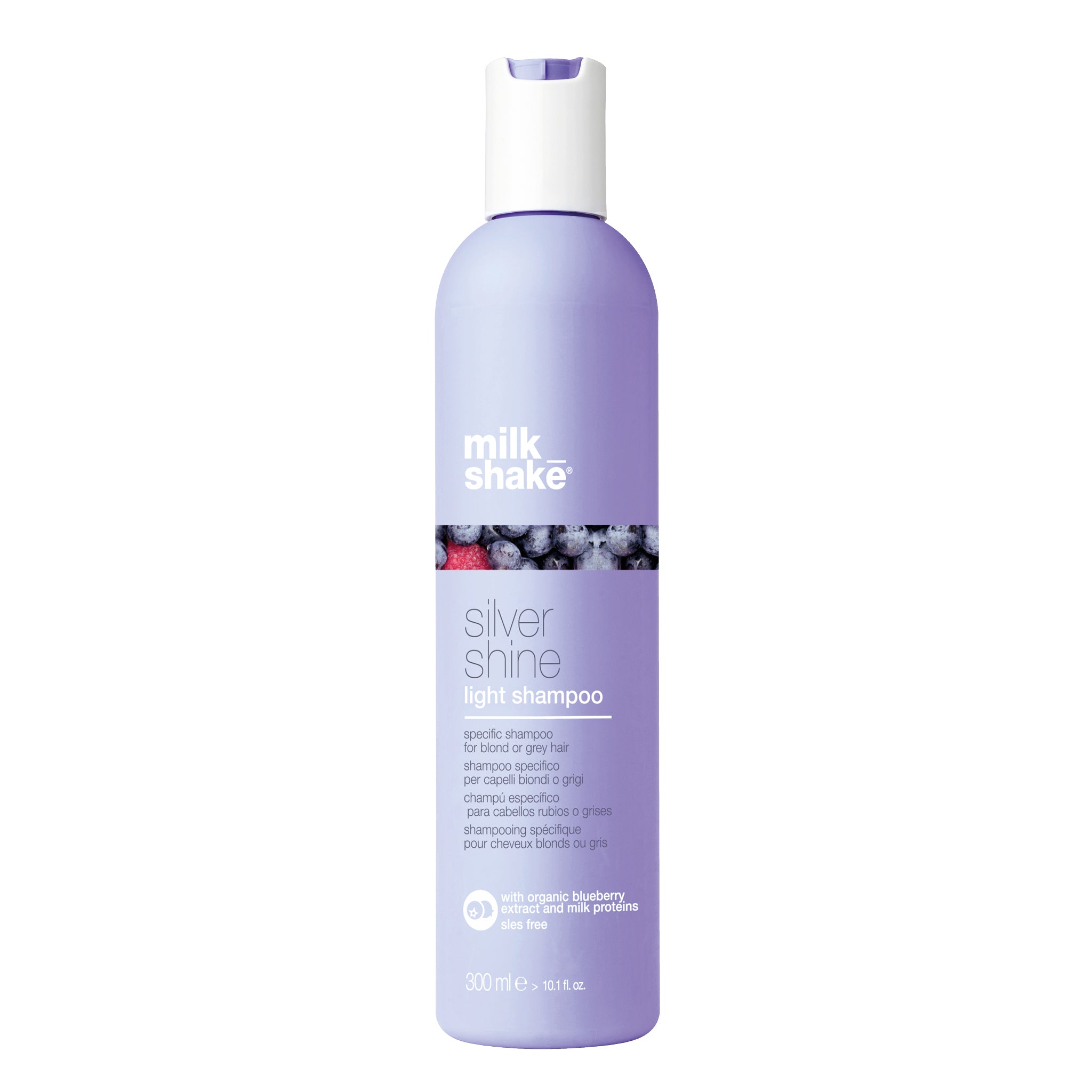 MILK SHAKE SILVER SHINE Shampoo für graues Haar reduziert gelbe Reflexe 300ml