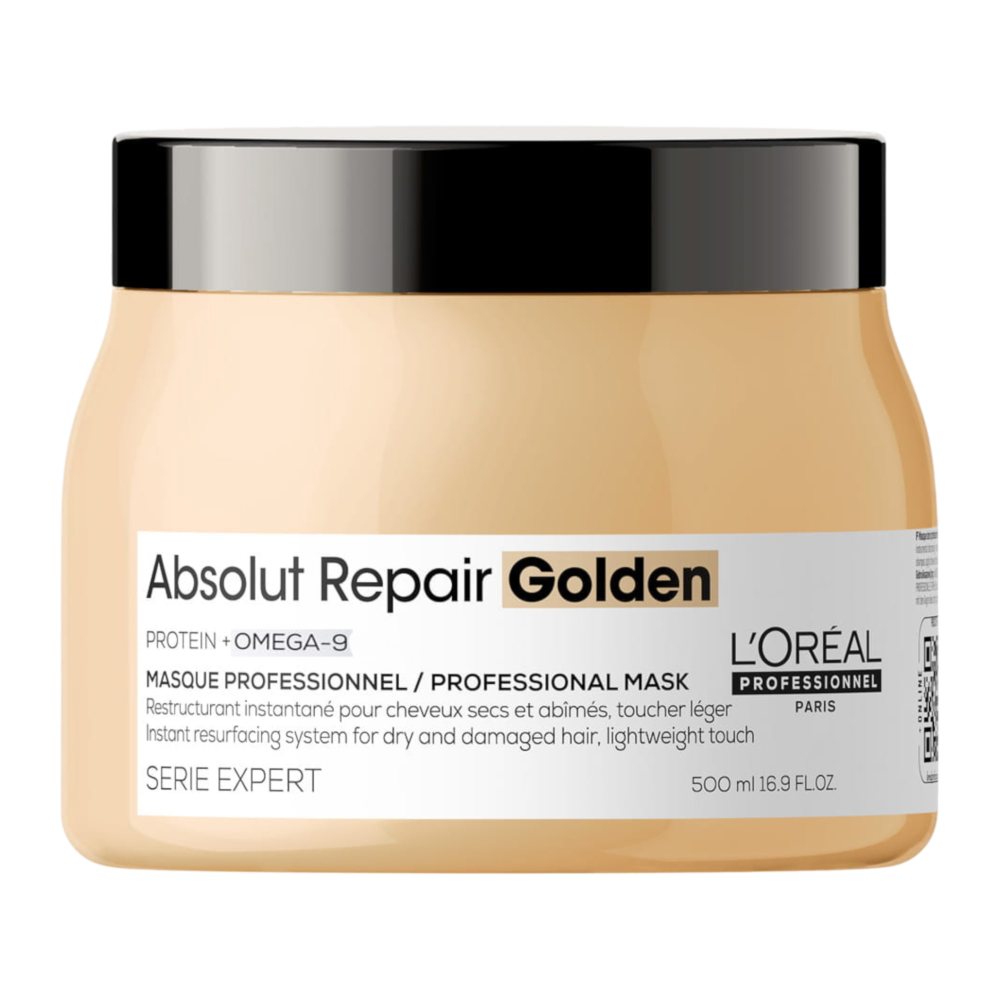 L’ORÉAL PROFESSIONNEL ABSOLUT REPAIR GOLDEN PROTEIN + OMEGA-9 Goldene Maske für geschädigtes Haar 500 ml