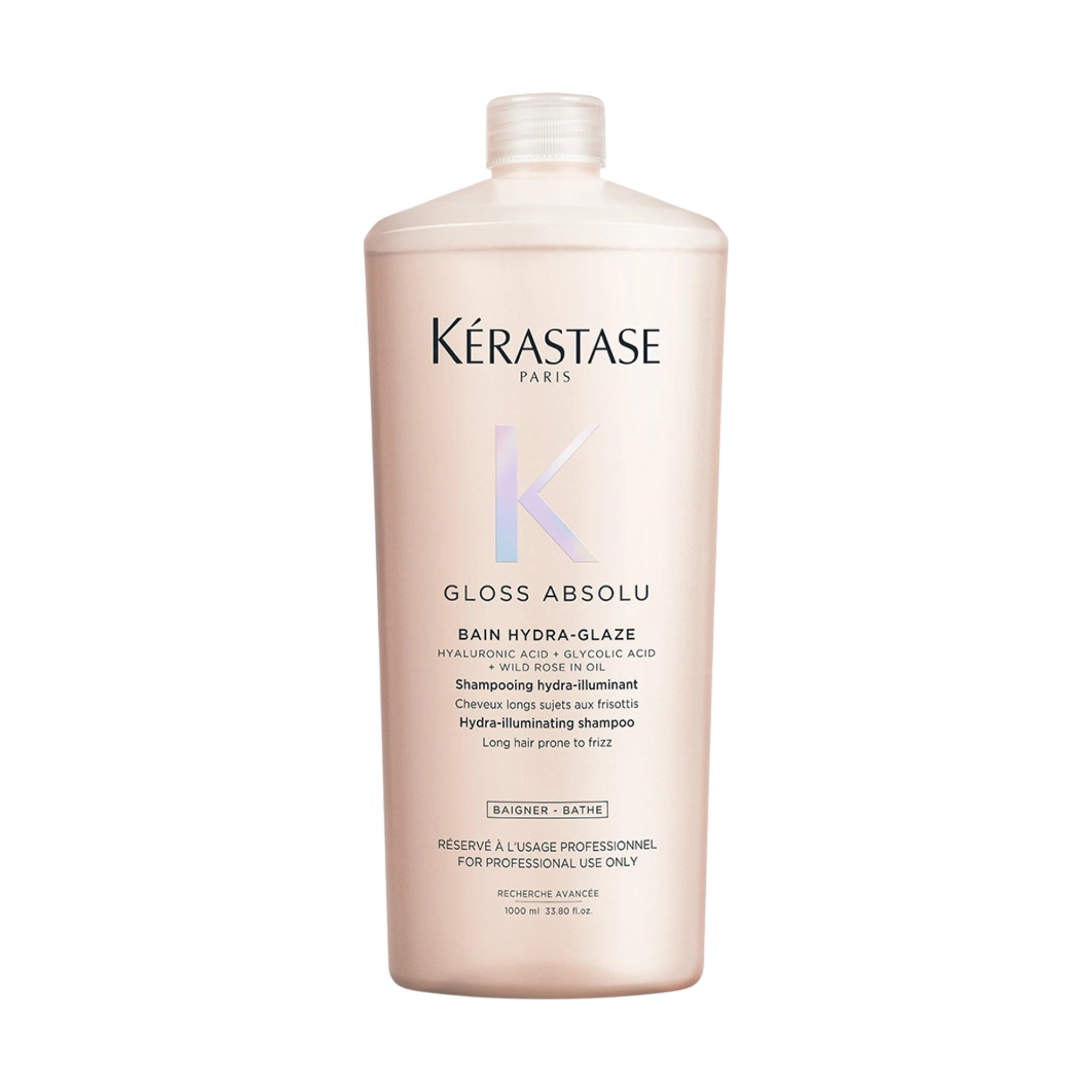 KÉRASTASE GLOSS ABSOLU BAIN HYDRA GLAZE Shampoing cheveux brillant et lissant 1000 ml