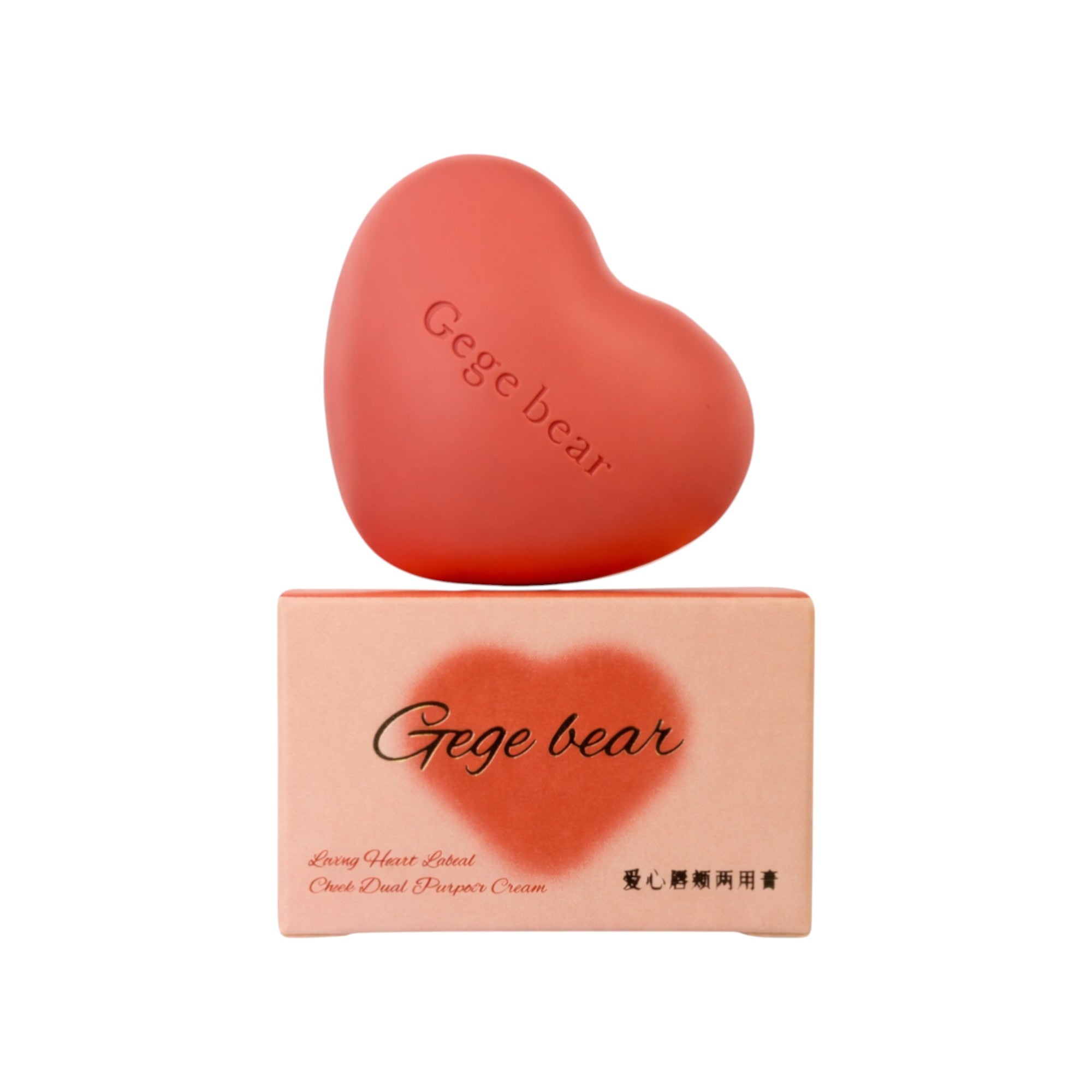 GEGE BEAR LOVING HEART CHEEK CREAM Cremige Tönung für Lippen und Wangen 6 g
