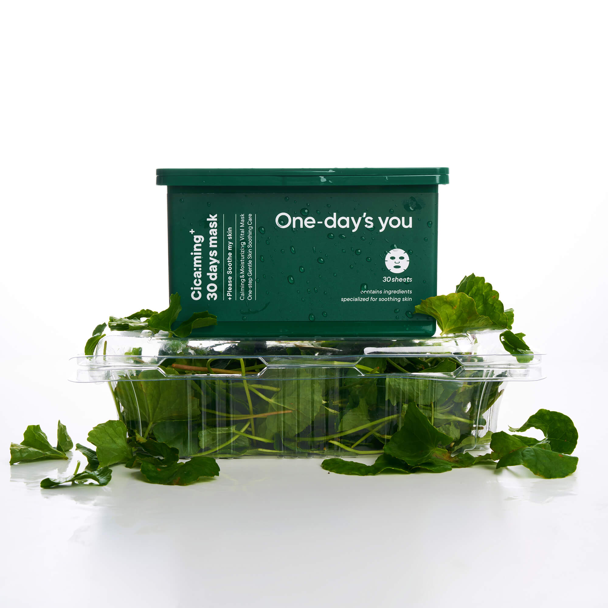 ONE-DAY’S YOU CICA:MING 30 JOURS Masques en tissu apaisants 310 ml (30 pièces) #4