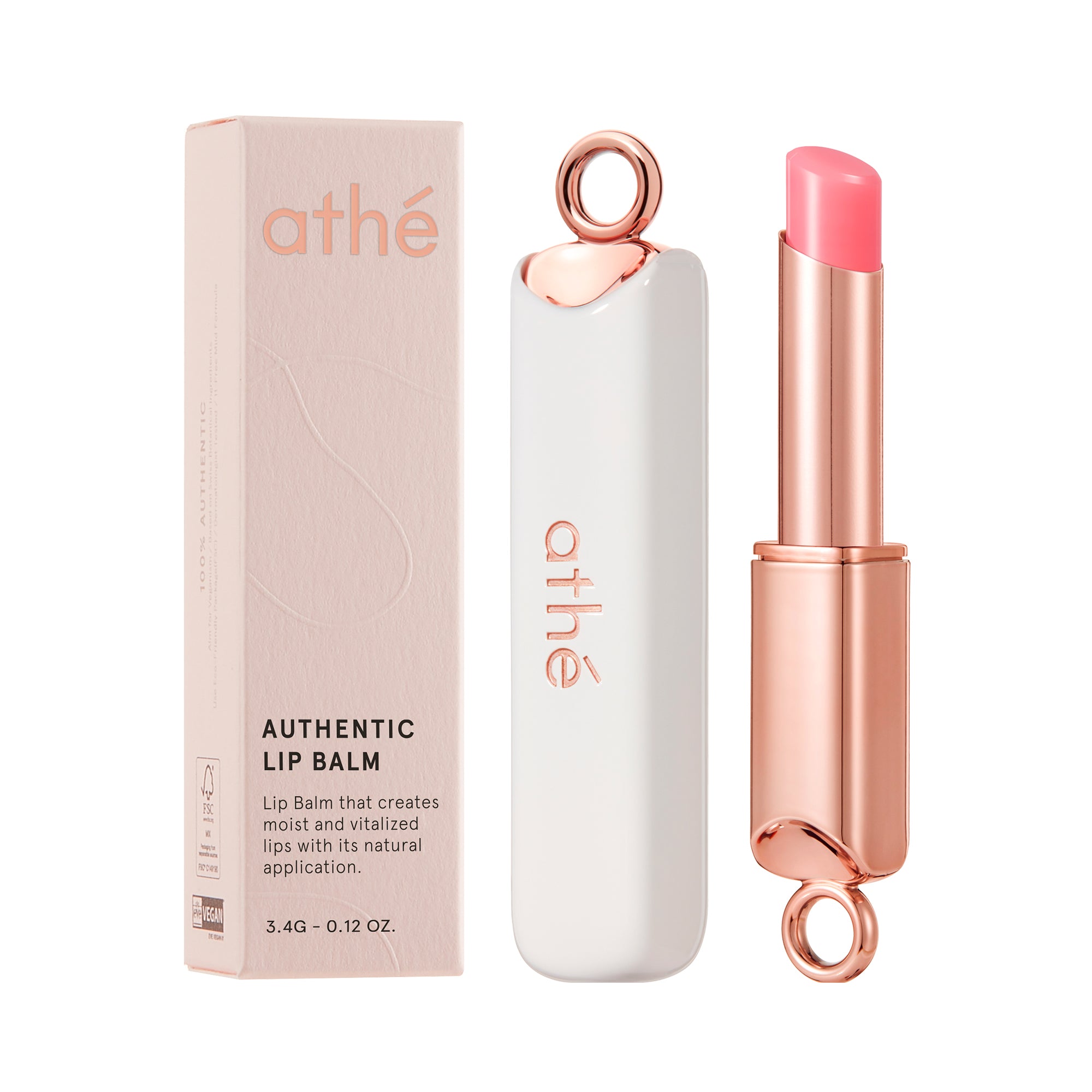 ATHE AUTHENTIC Feuchtigkeitsspendender Lippenbalsam 3,4 g