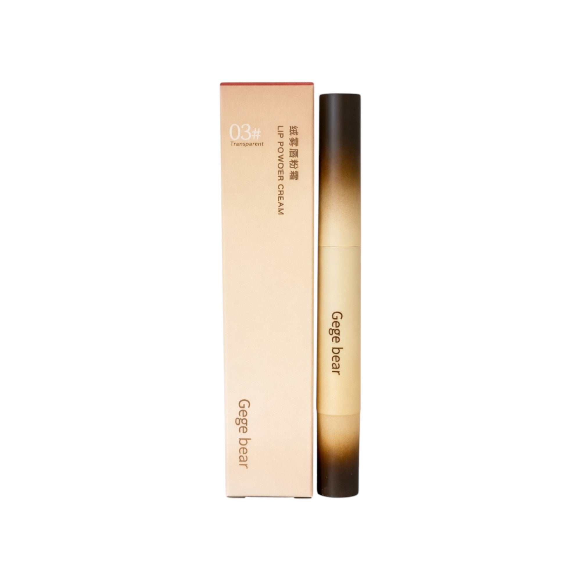 GEGE BEAR LIP POWDER CREAM Rossetto a lunga tenuta dal finish vellutato 2 g #2