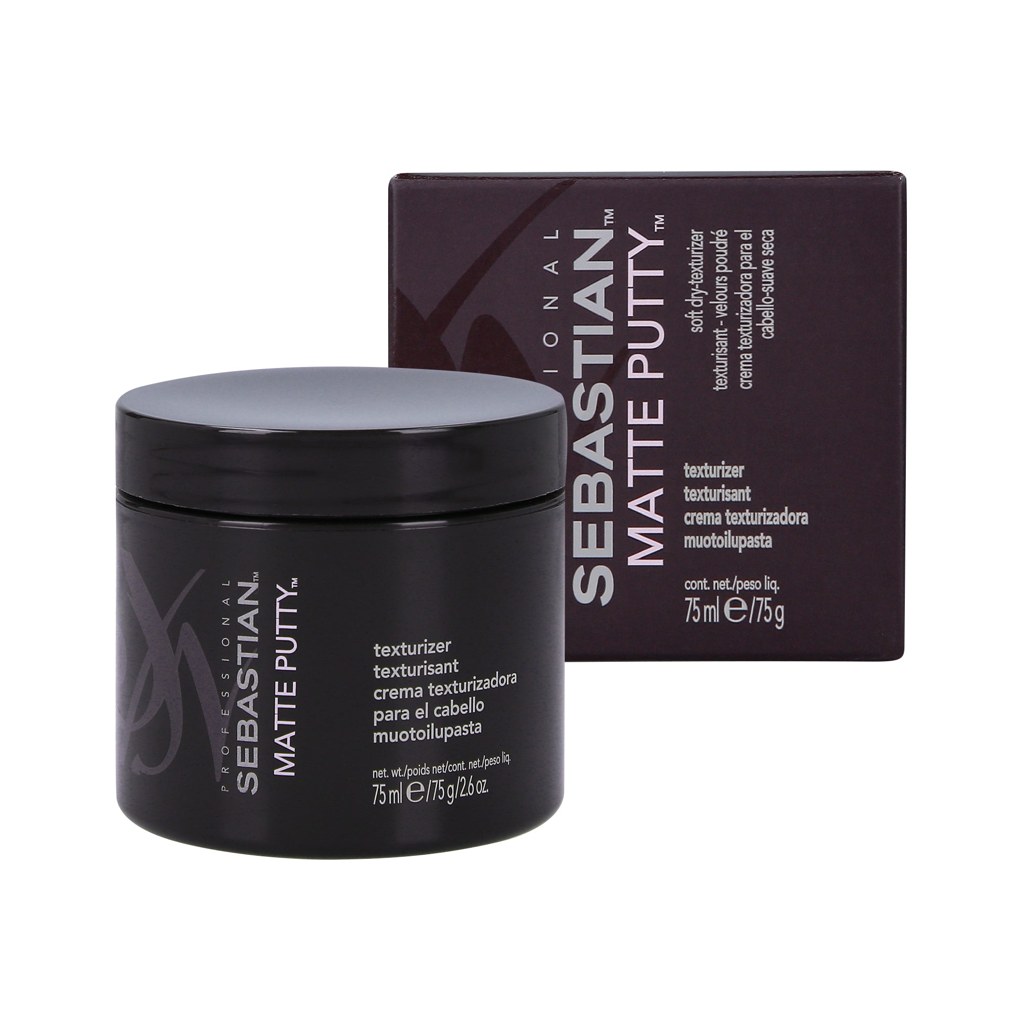 SEBASTIAN MATTE PUTTY SOFT DRY Pudrowa pasta matująca do stylizacji włosów 75 ml