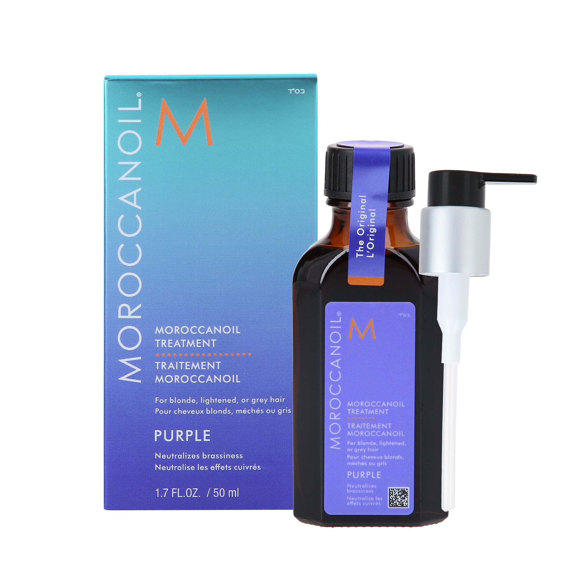 MOROCCANOIL PURPLE TREATMENT Tonisierungsöl für blondes und graues Haar 50 ml