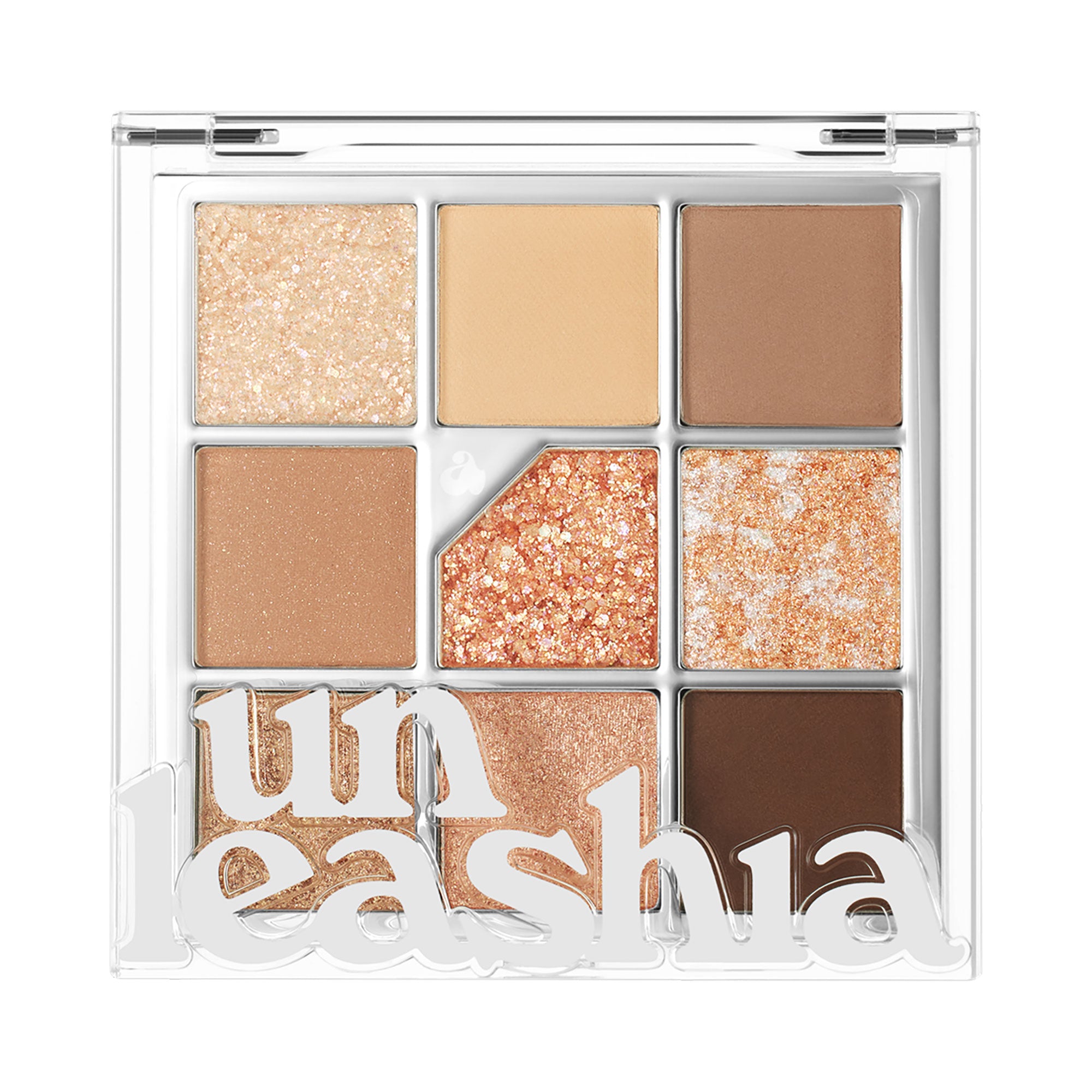 UNLEASHIA GLITTERPEDIA Wegańska paleta cieni do powiek No.2 All of Brown 6,2 g