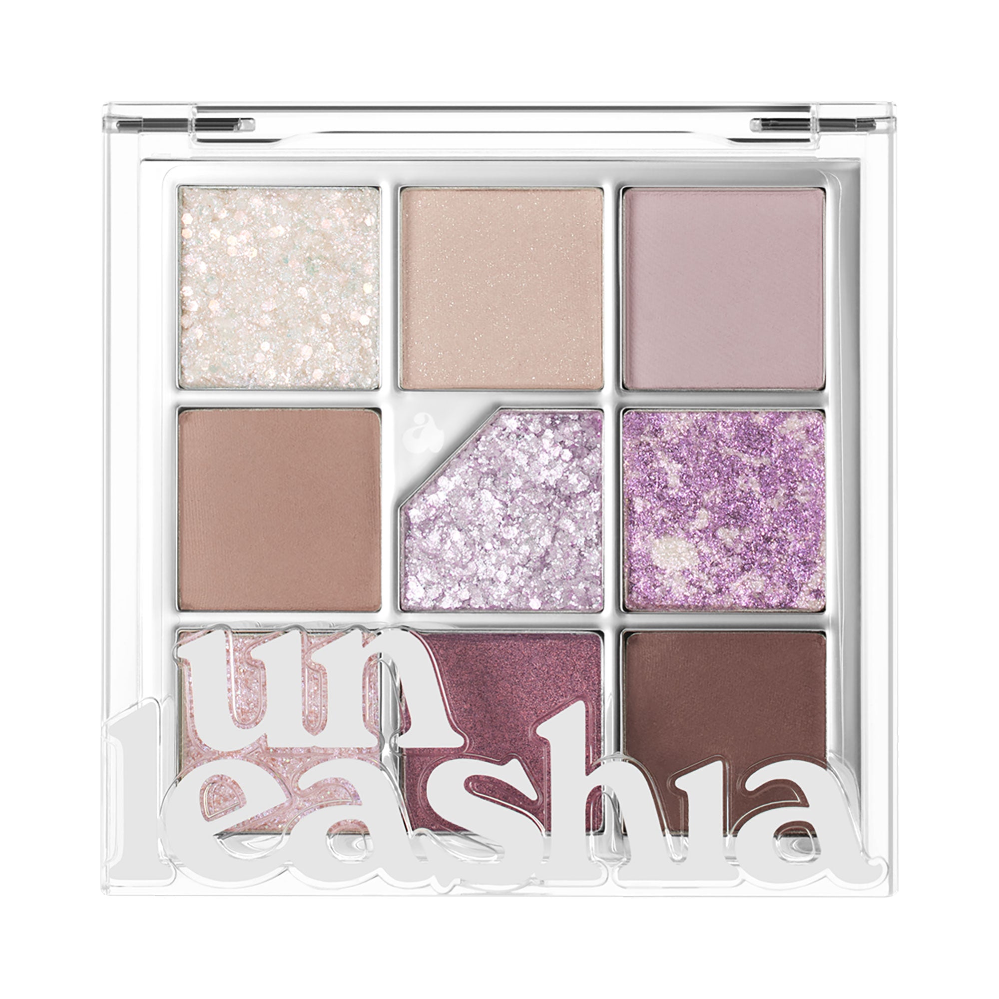 UNLEASHIA GLITTERPEDIA Vegane Lidschattenpalette Nr. 4 All of Lavender Fog 6,2 g