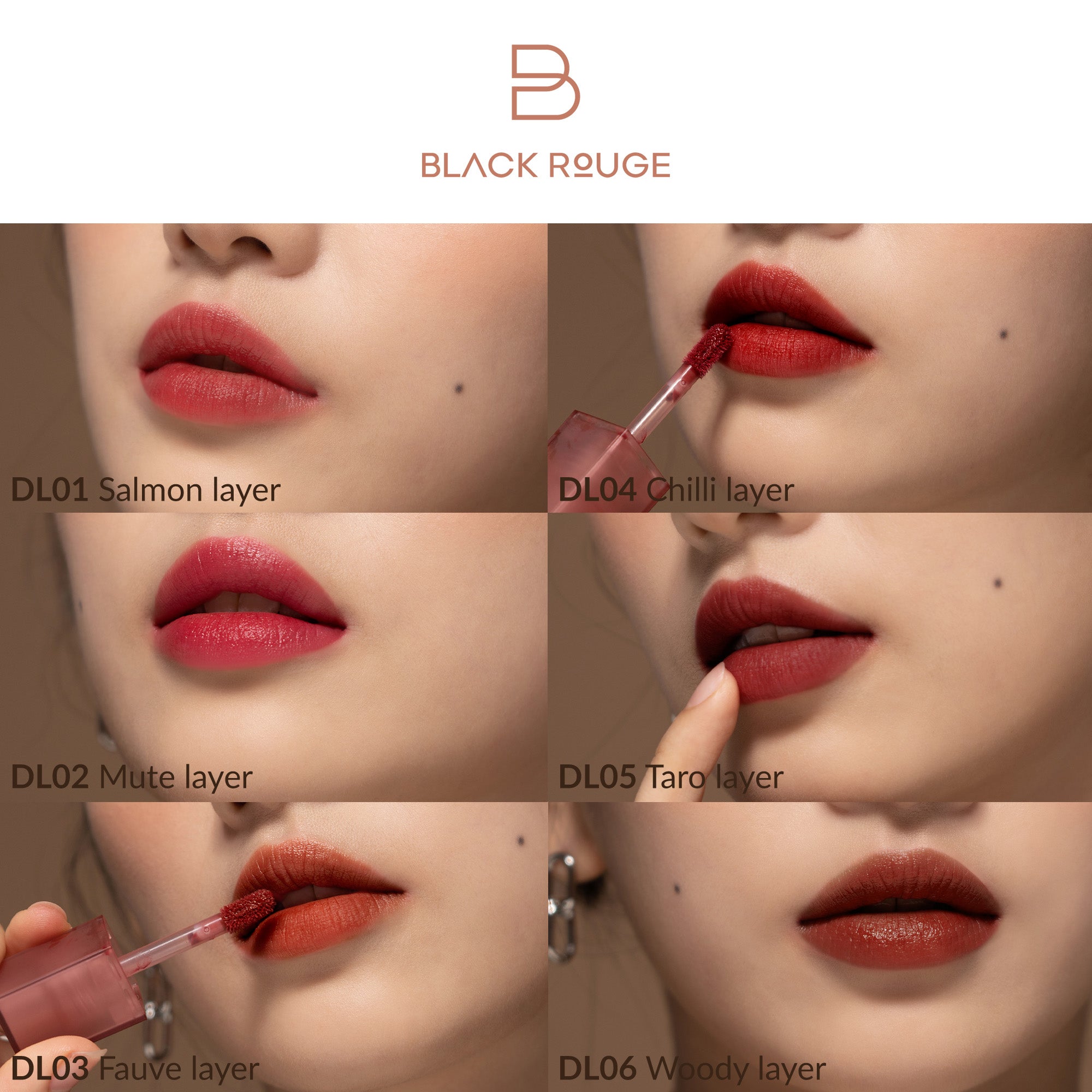 BLACK ROUGE Double Layer Over Velvet Samtiger Lippen-Tint mit doppelter Formel 4,1 g #2