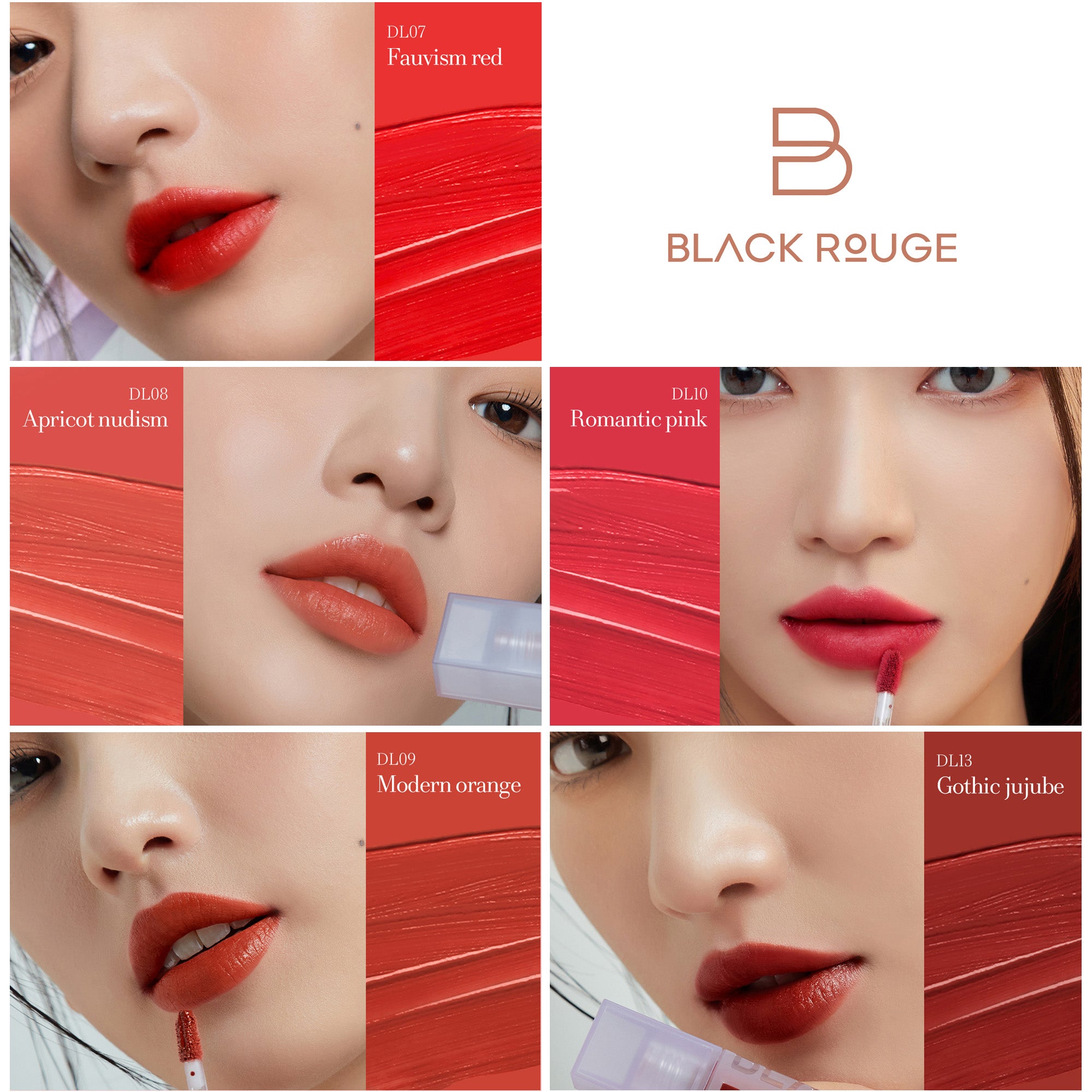 BLACK ROUGE DOUBLE LAYER GALLERY Over Velvet Samtiger Lippen-Tint mit doppelter Formel 4,1 g #2
