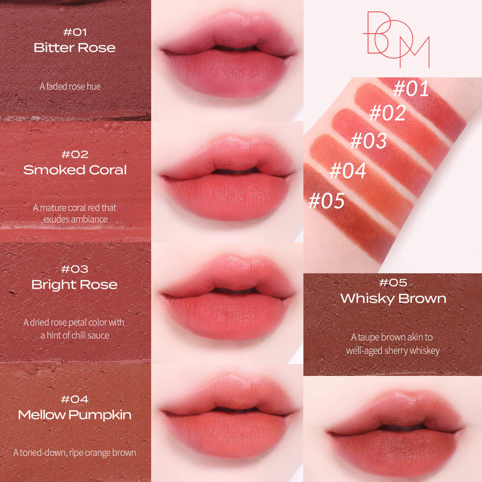 B.O.M CLOUD BLUR LIPSTICK Lekka matowa pomadka do ust 3,3 g