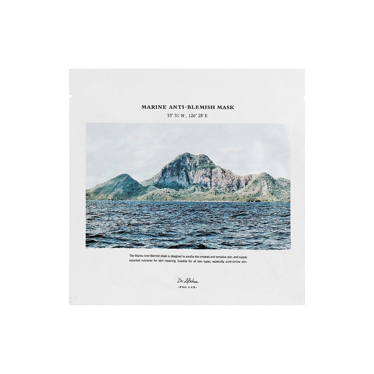 DR. ALTHEA MARINE ANTI-BLEMISH Regenerierende und Anti-Aging-Tuchmaske (5 Stück) 135 g