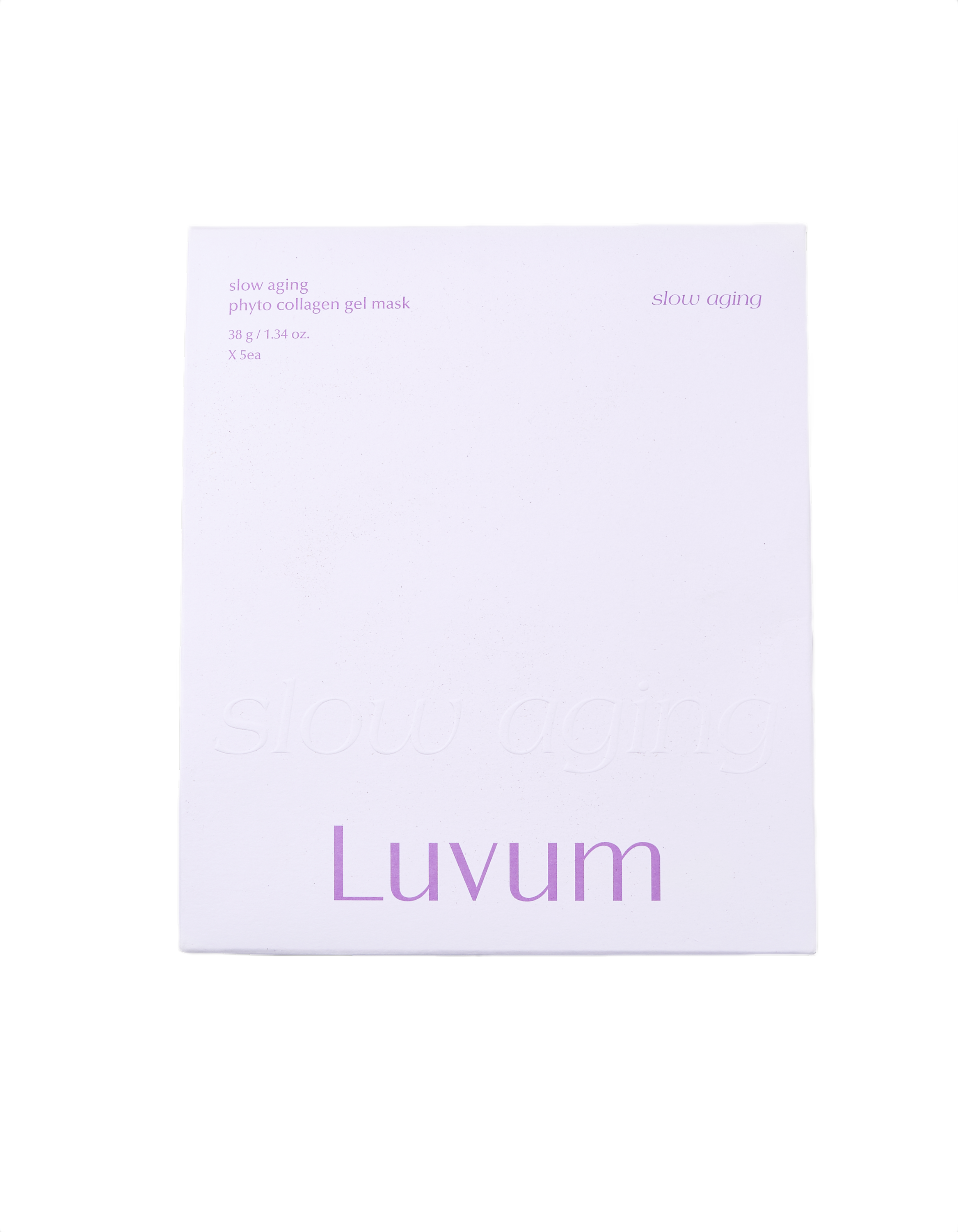 LUVUM SLOW AGEING PHYTO-KOLLAGEN-GEL-MASKENBOX