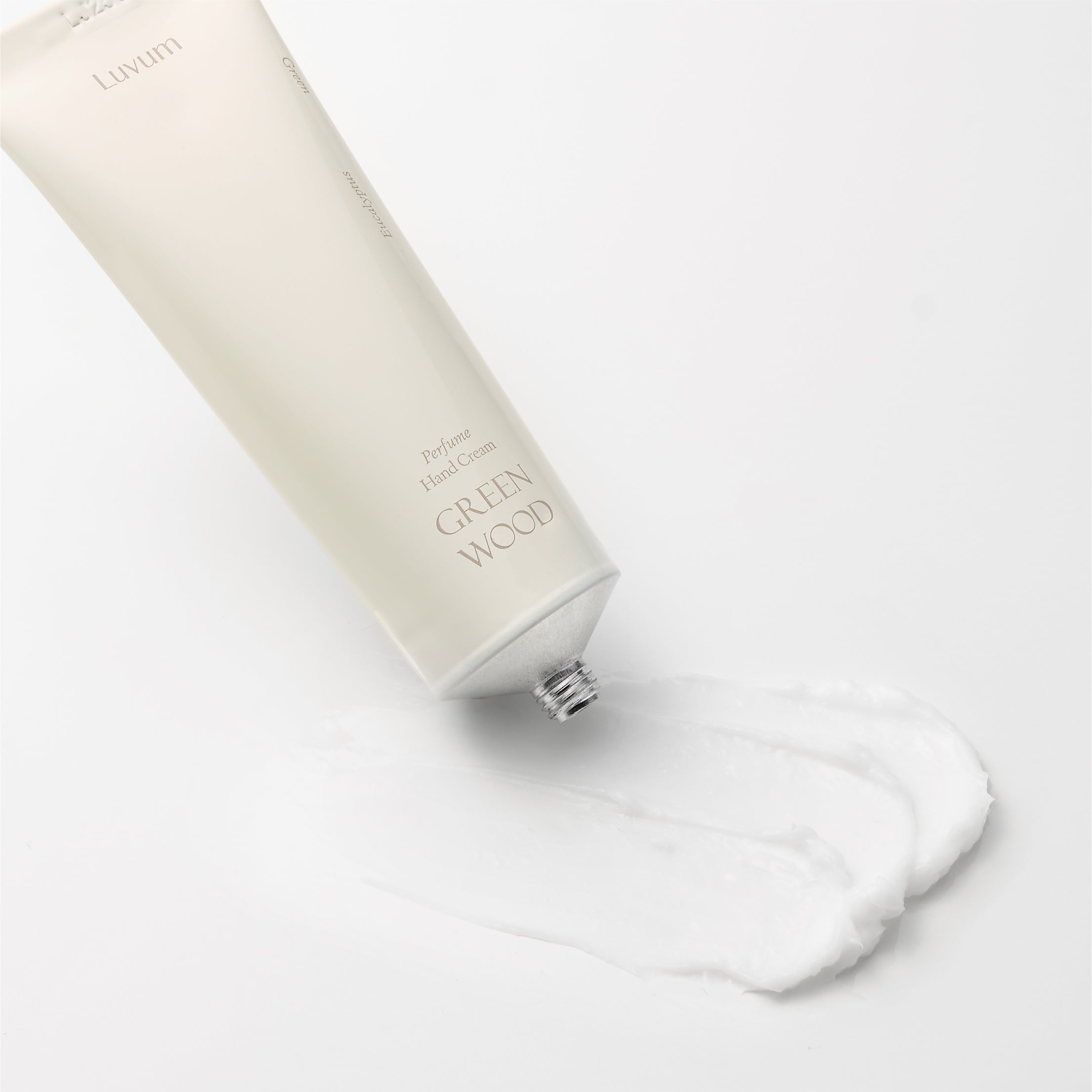 LUVUM PERFUME HANDCREAM GREEN WOOD Lekki, nawilżający krem do rąk o relaksującym zapachu eukaliptusa i drzewa cedrowego 50 ml #3