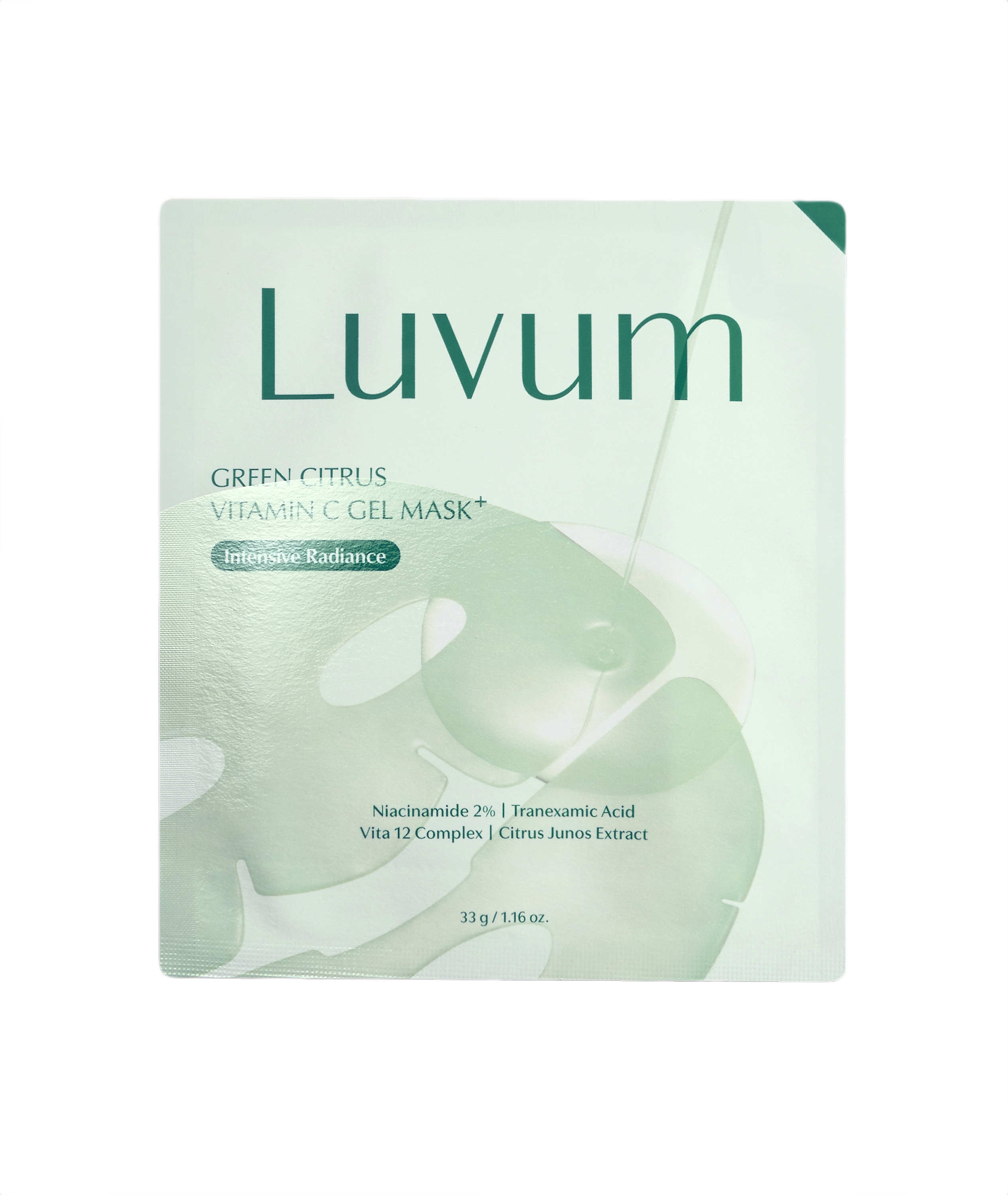 LUVUM GREEN CITRUS VITAMIN C GEL MASK PLUS