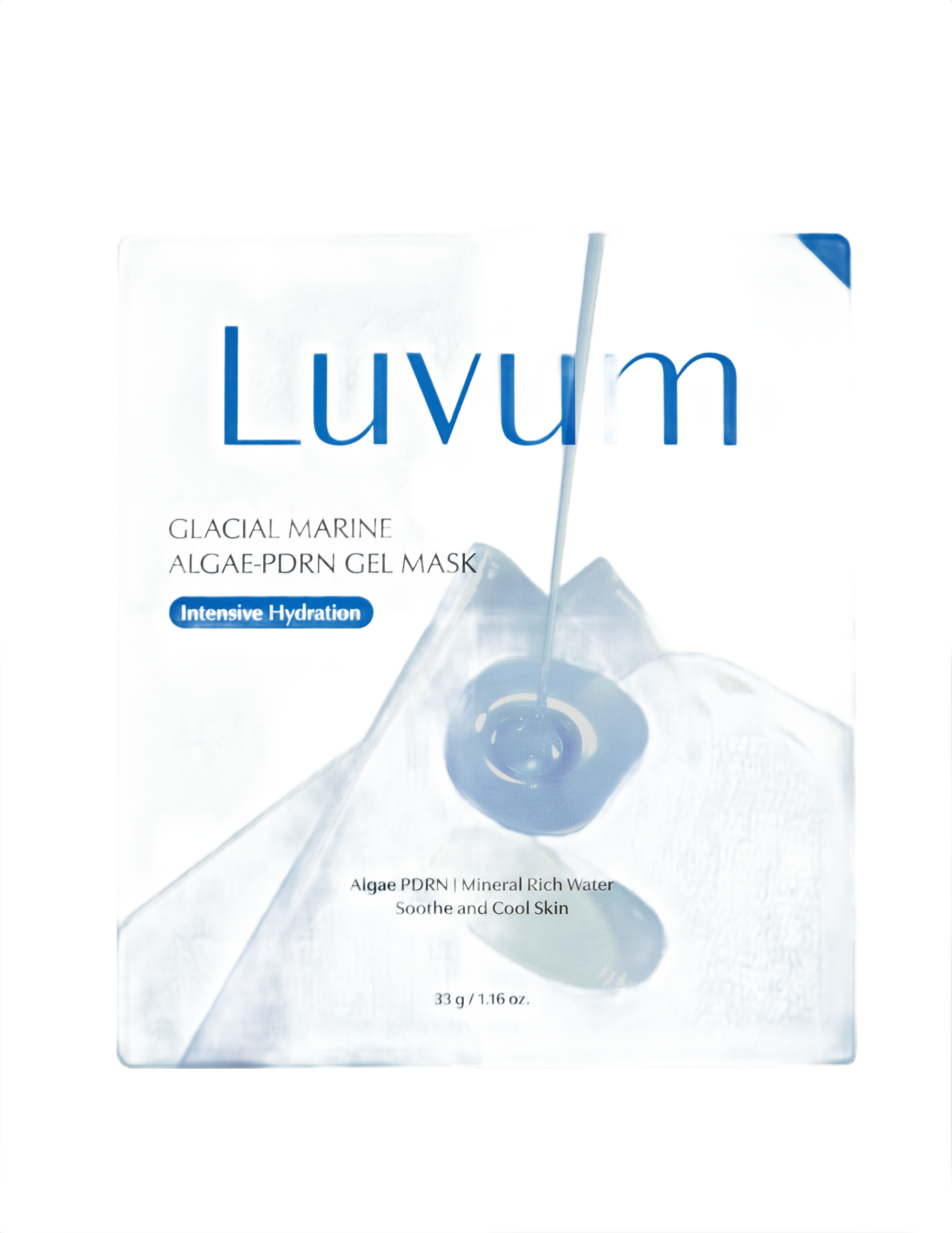 LUVUM GLACIAL MARINE ALGEN-PDRN GEL-MASKENBOX