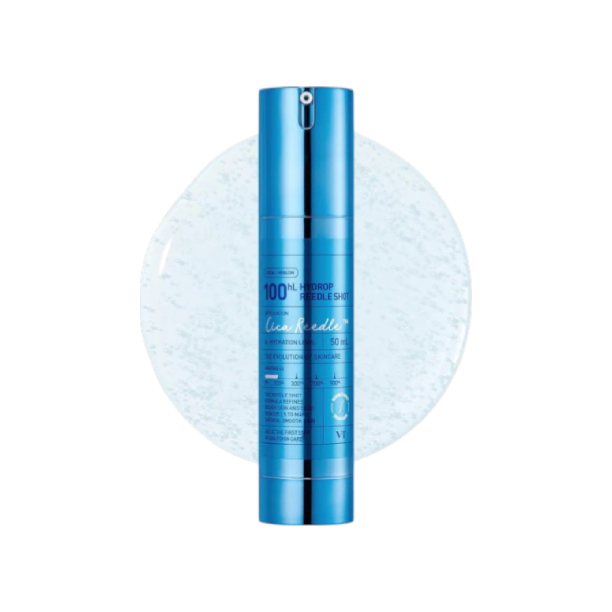 VT COSMETICS HYDROP REEDLE SHOT100 Feuchtigkeitsspendendes Gesichtsserum mit Mikronadeln 50 ml #2