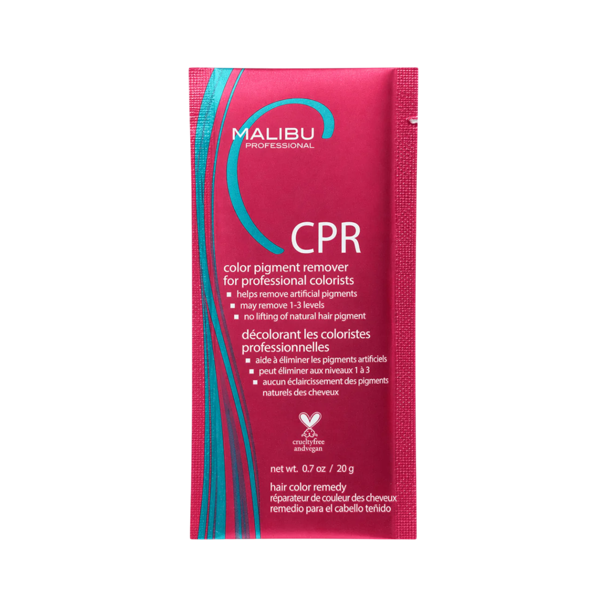 MALIBU C CPR FARBPIGMENTENTFERNER Professionelle Behandlung zur Entfernung künstlicher Pigmente aus dem Haar 20 g