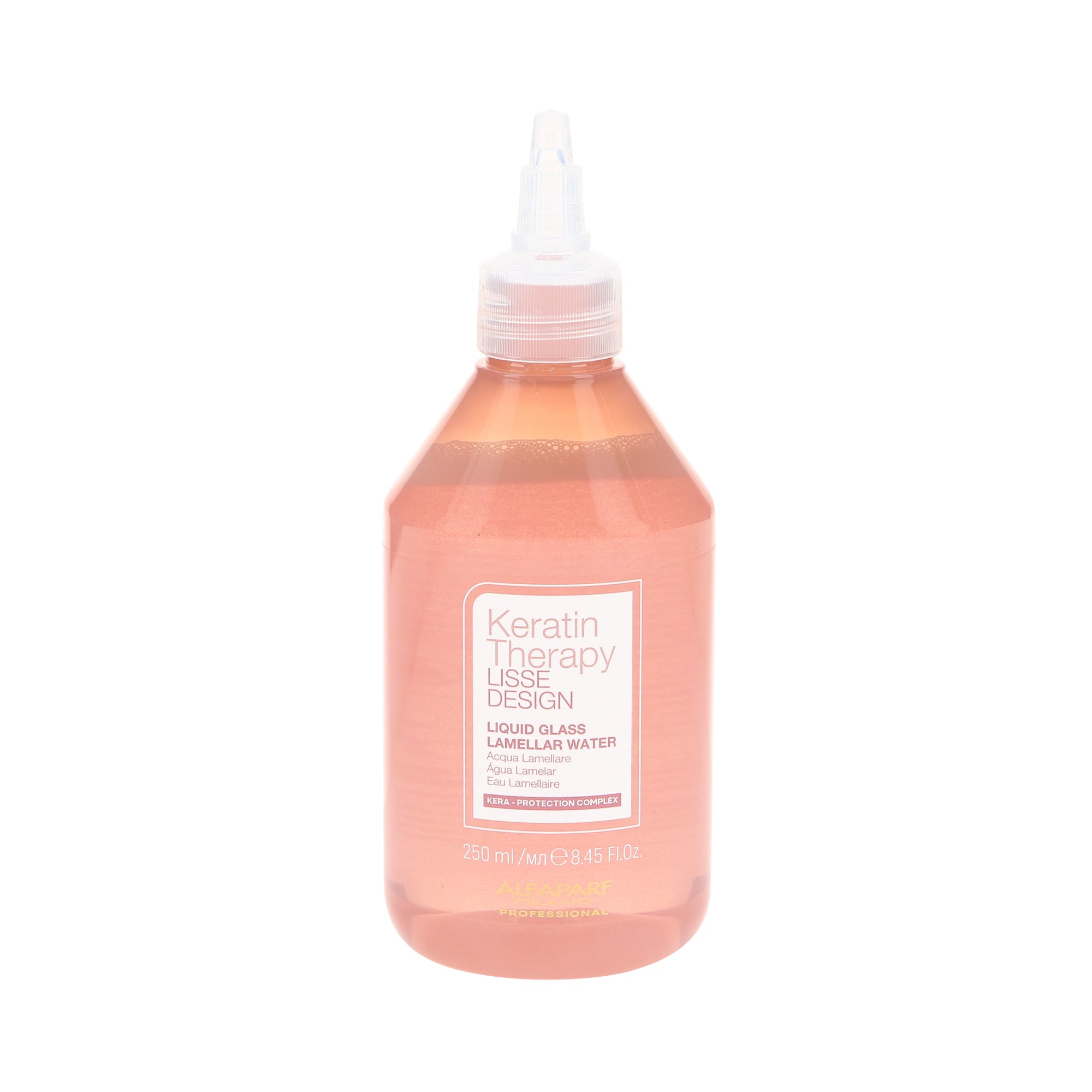 ALFAPARF KERATINTHERAPIE LISSE DESIGN FLÜSSIGGLAS Lamellarwasser für Haarlaminierung 250 ml