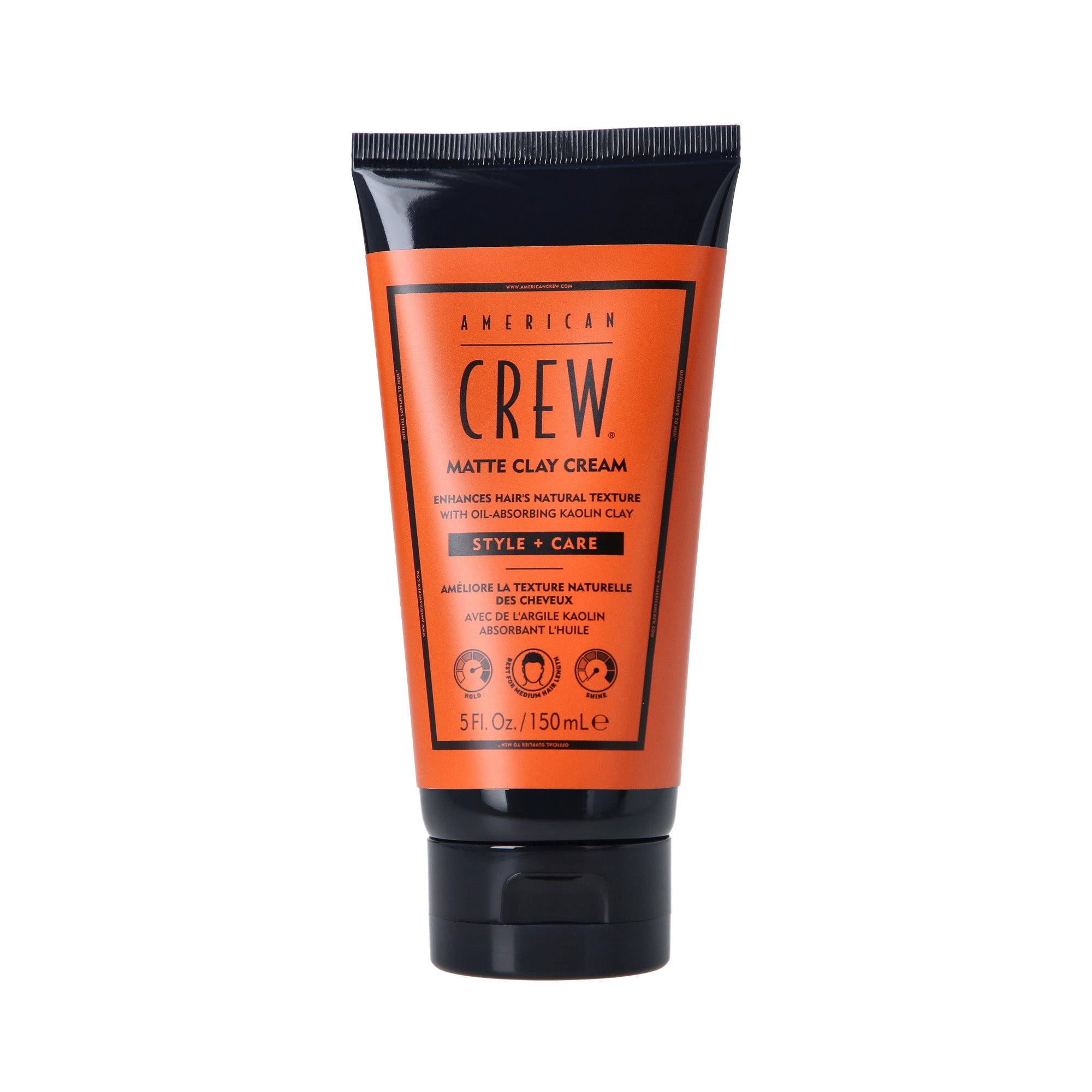 AMERICAN CREW MATTE CLAY CREAM Argile coiffante crémeuse 150 ml