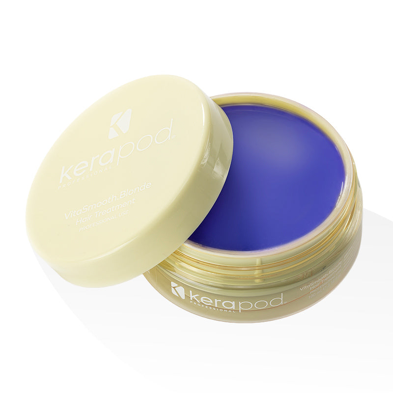 KERAPOD VITASMOOTH BLONDE STEP 2 Trattamento lisciante per capelli biondi e grigi tinti 100 ml #2