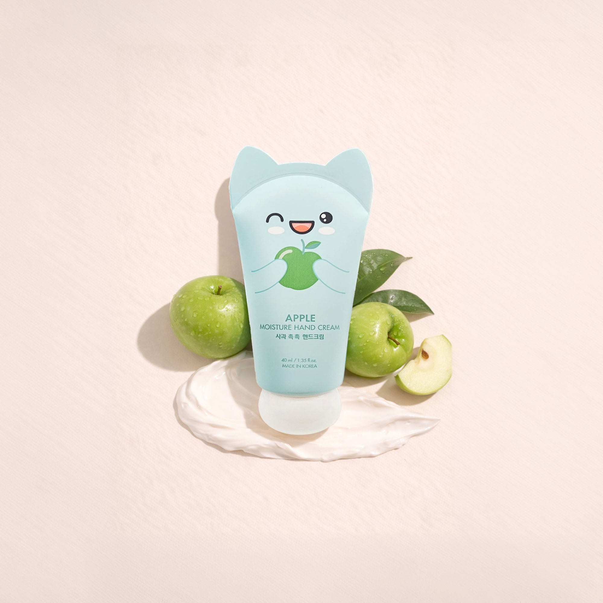 QURET Crème mains hydratante à l'acide hyaluronique, Pomme 40 ml #2