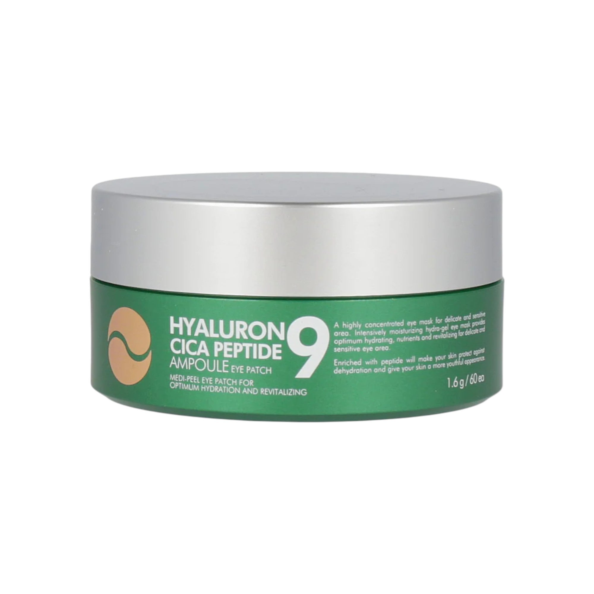 MEDI-PEEL HYALURON CICA PEPTIDE 9 EYE PATCH Kojące płatki pod oczy z peptydami 60 szt.