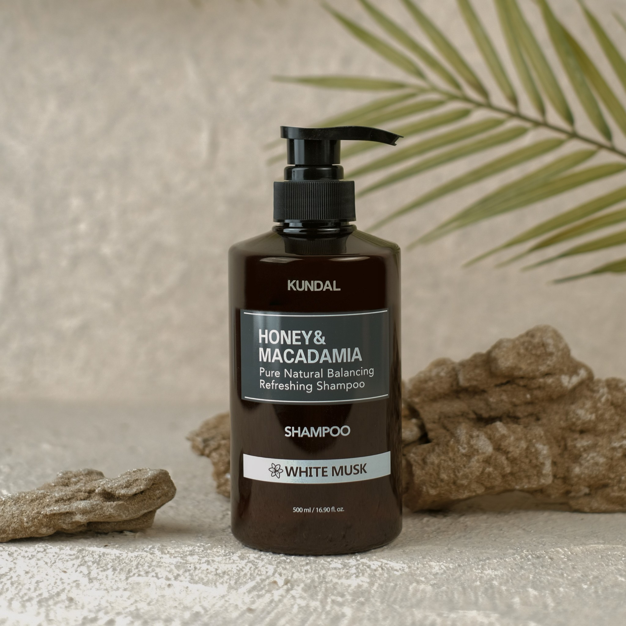KUNDAL HONEY & MACADAMIA Erfrischendes Haarshampoo, Weißer Moschus 500 ml #2