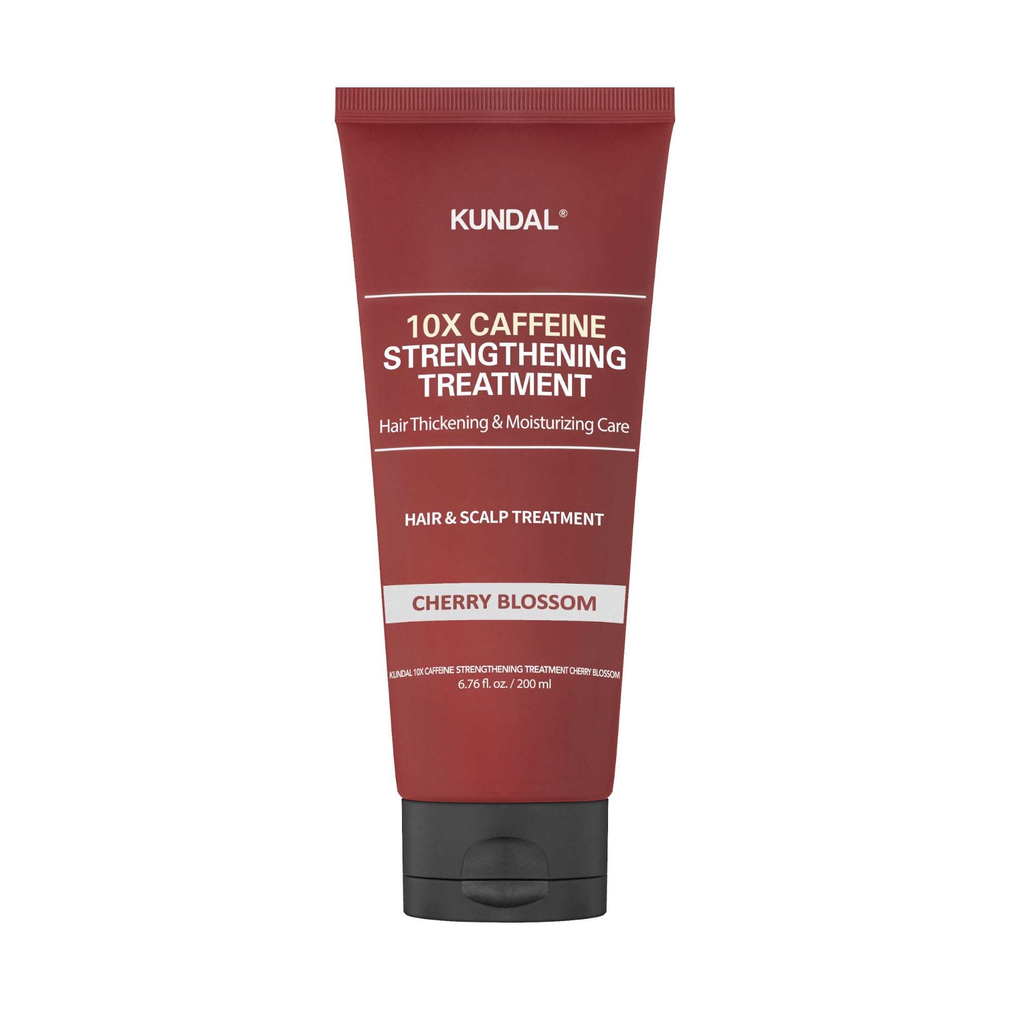 KUNDAL 10X CAFFEINE STRENGTHRNING TREATMENT Intensiv stärkende Haarspülung, Kirschblüte 200 ml