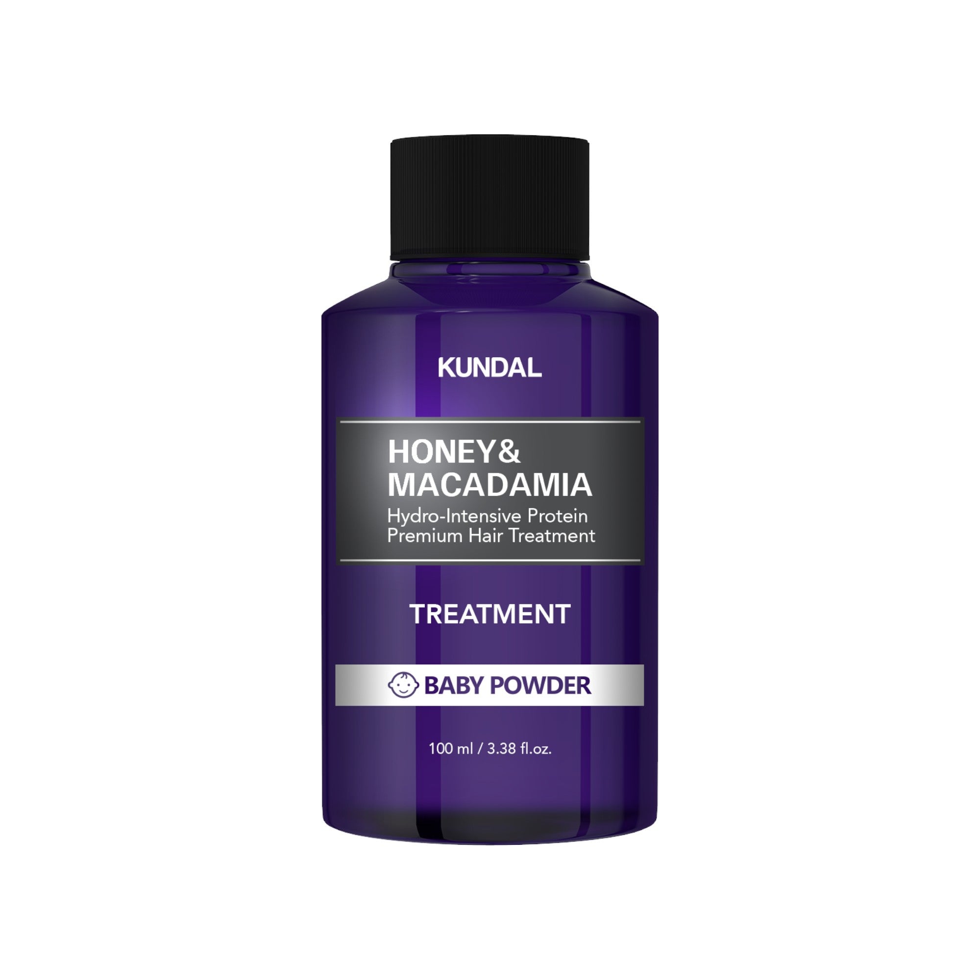 KUNDAL HONEY & MACADAMIA Intensiv feuchtigkeitsspendende Haarspülung Babypuder 100 ml