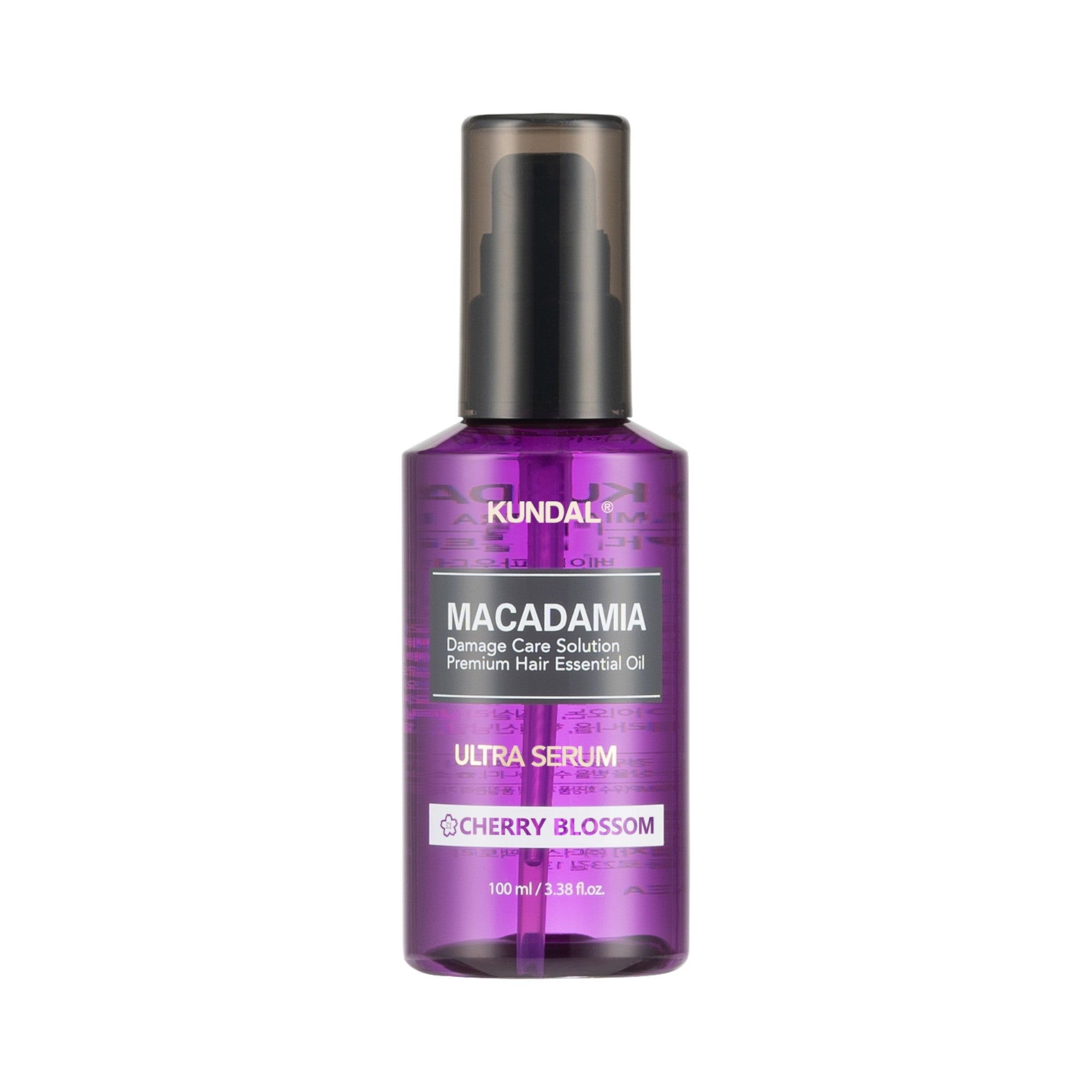 KUNDAL MACADAMIA ULTRA HAIR SERUM Intensiv regenerierendes Haarserum Kirschblüte 100 ml