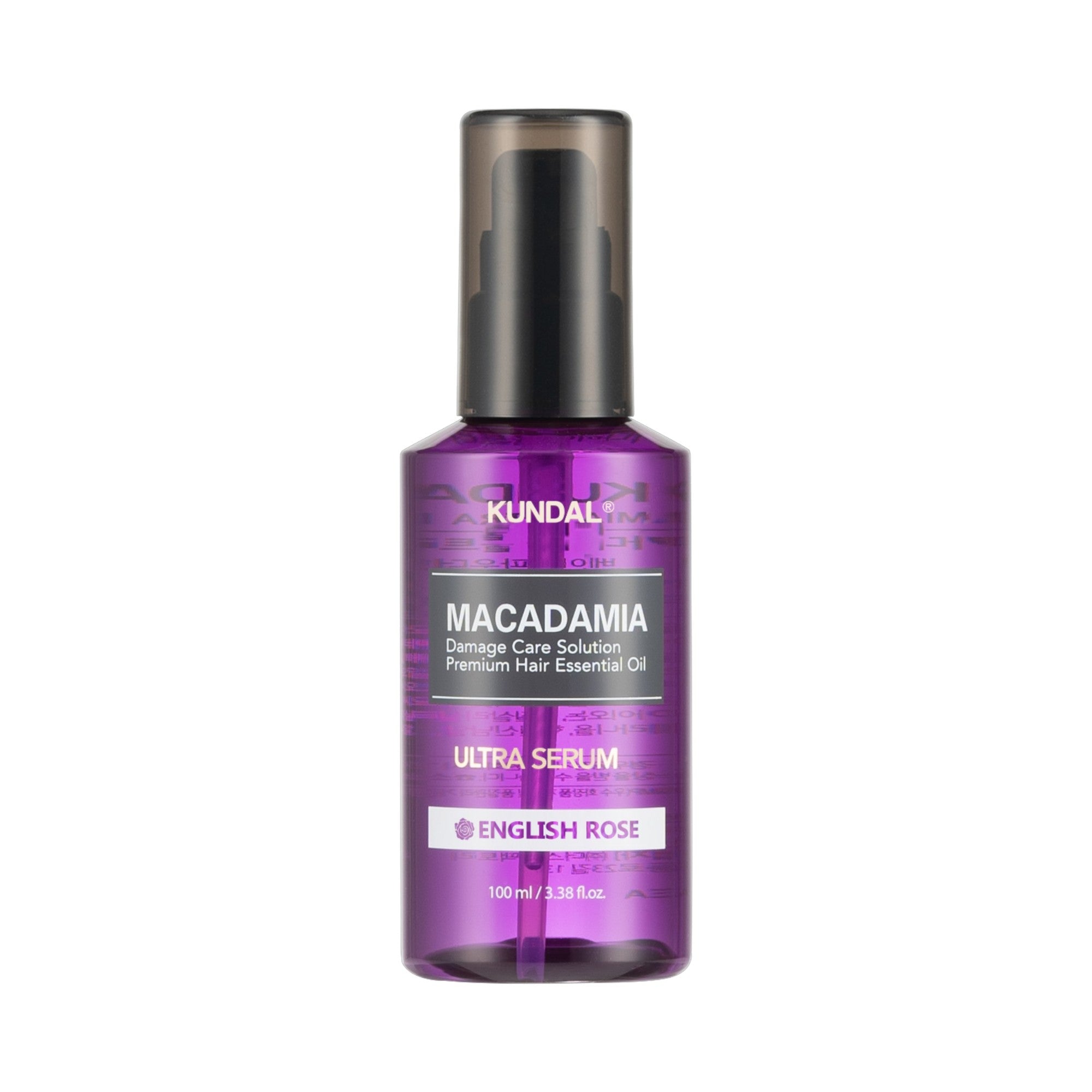 KUNDAL MACADAMIA ULTRA HAIR SERUM Intensiv regenerierendes Haarserum Englische Rose 100 ml