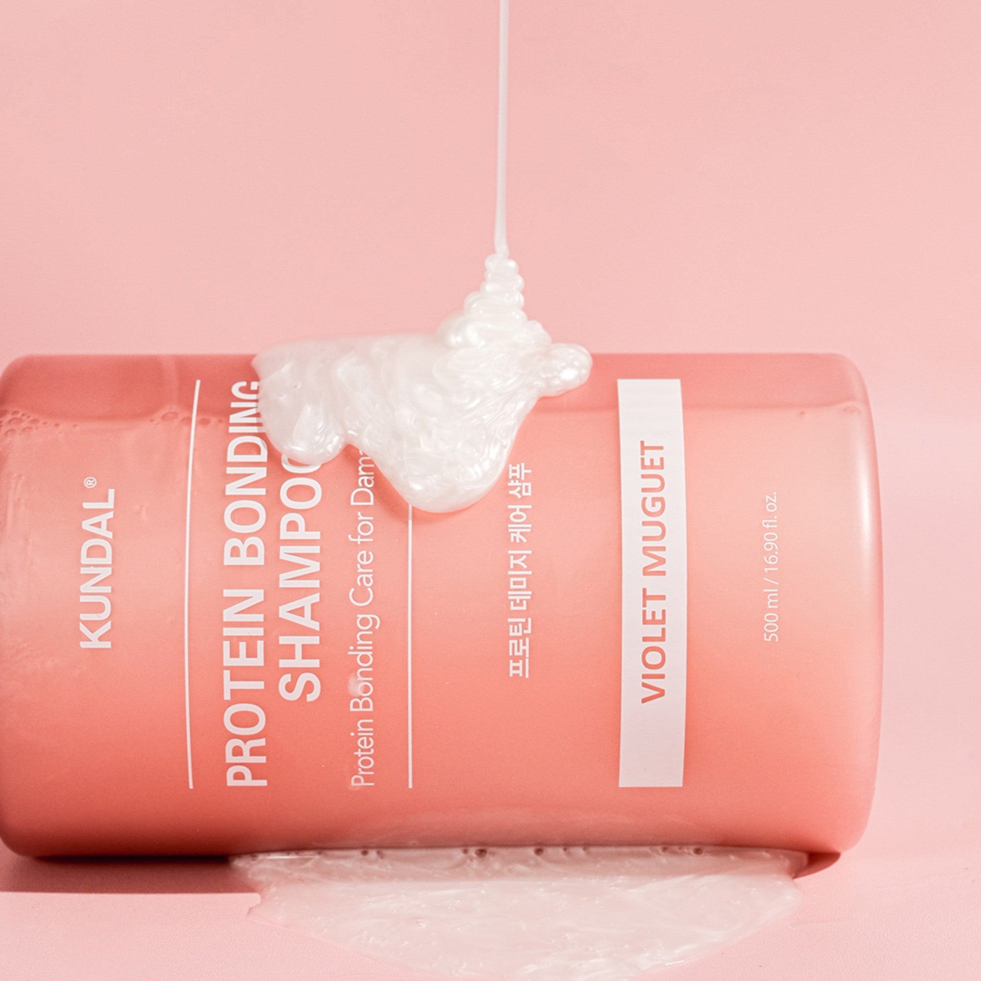 KUNDAL PROTEIN BONDING Głęboko regenerujący szampon do włosów Violet Muguet 500 ml #4