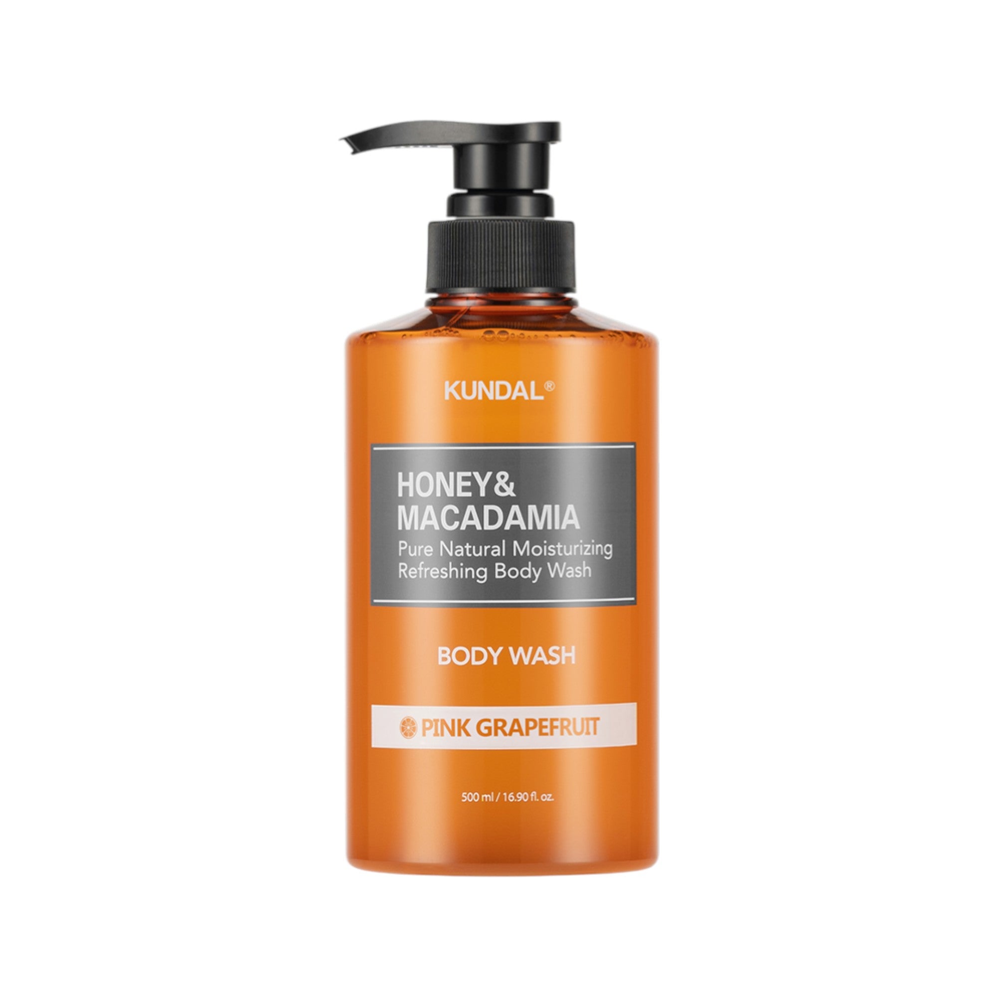 KUNDAL HONEY & MACADAMIA Erfrischendes Grapefruit-Körperwaschgel 500 ml