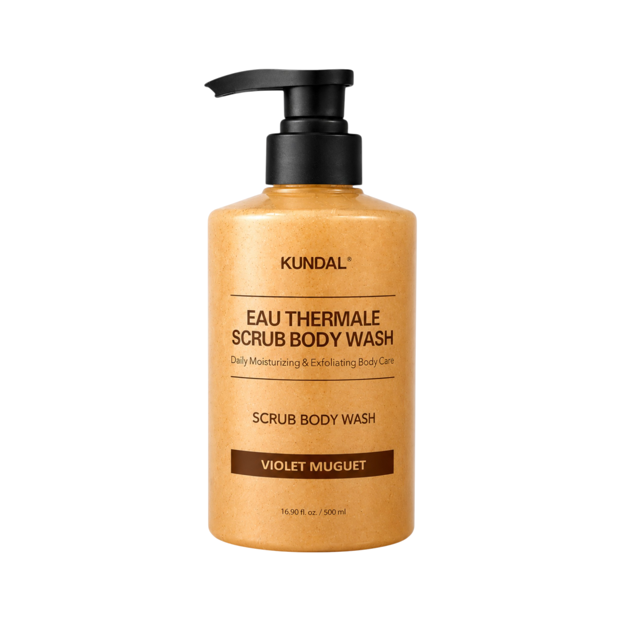 KUNDAL EAU THERMALE SCRUB BODY WASH Peeling-Duschgel Violet Muguet 500 ml