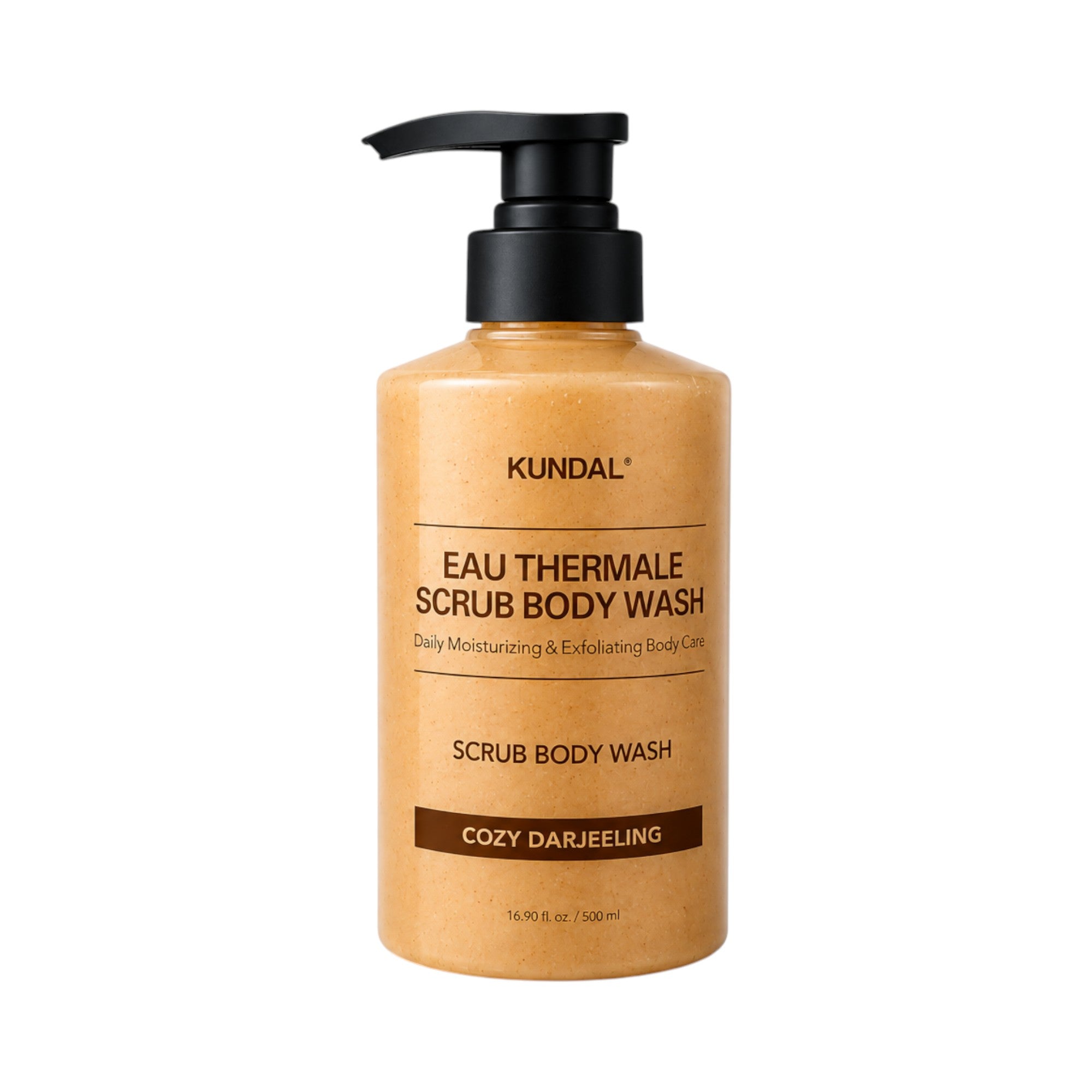 KUNDAL EAU THERMALE SCRUB BODY WASH Peeling-Duschgel Cozy Darjelin 500 ml
