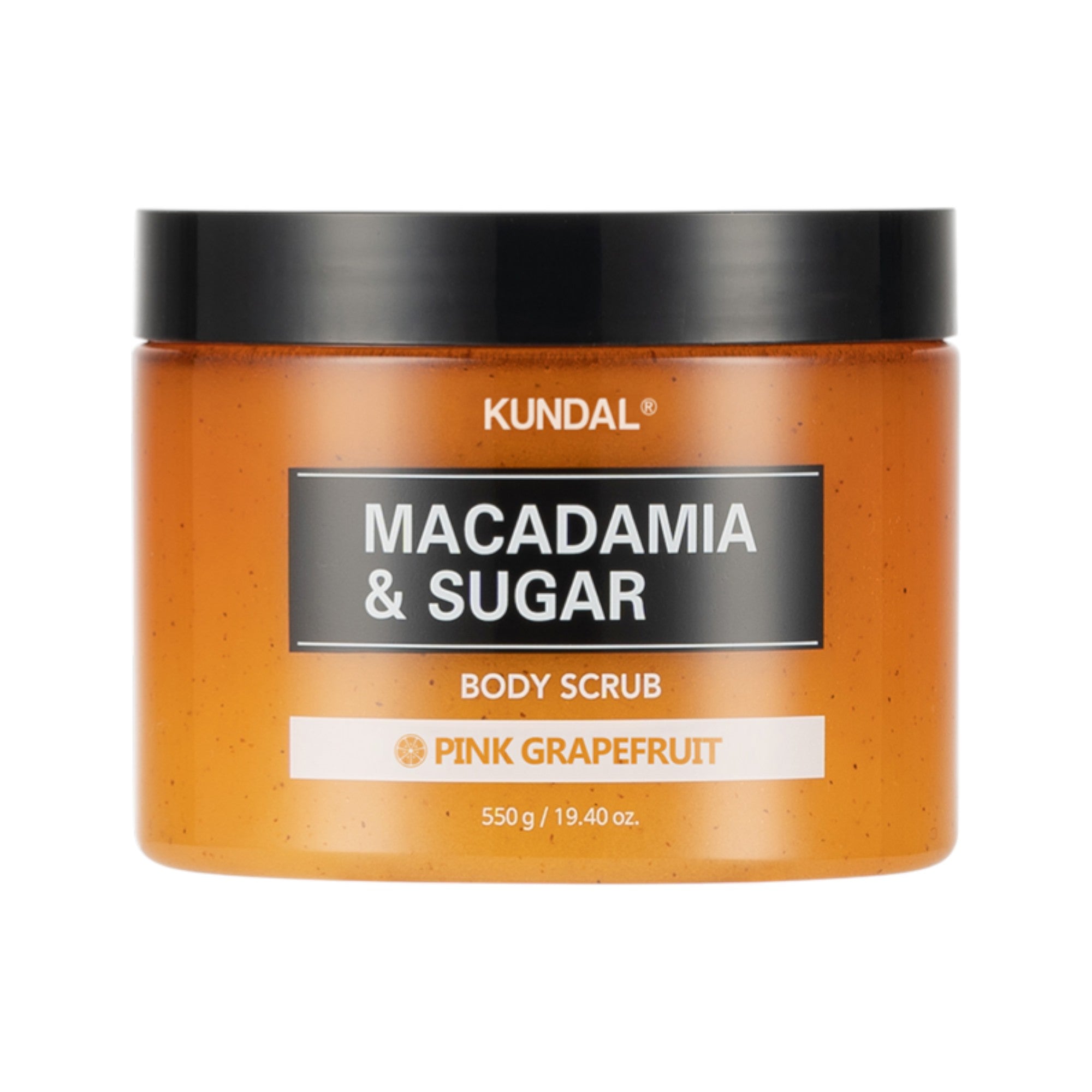 KUNDAL MACADAMIA & SUGAR BODY SCRUB Pink Grapefruit Sugar Body Scrub 550 g