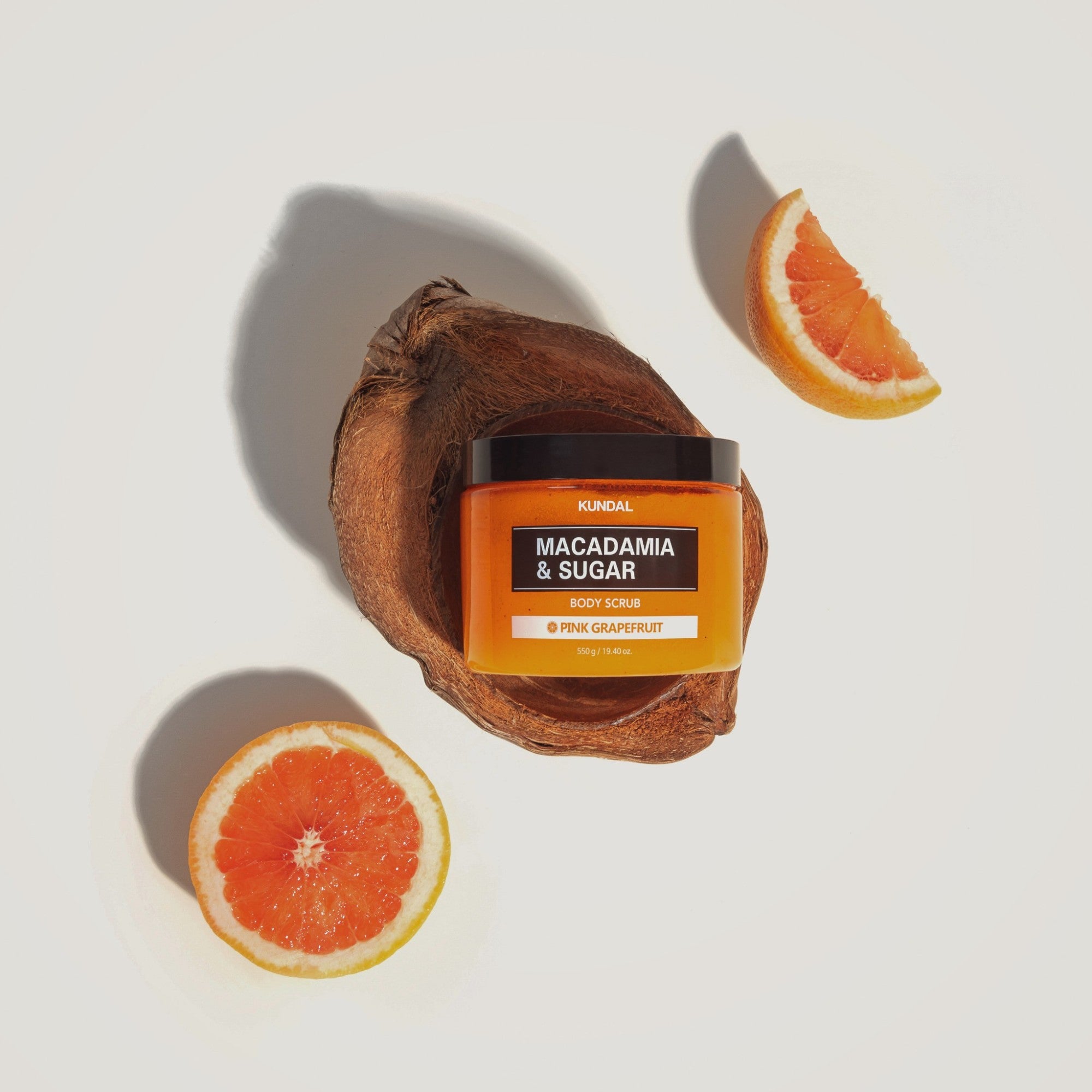 KUNDAL MACADAMIA & SUGAR BODY SCRUB Pink Grapefruit Sugar Body Scrub 550 g #2