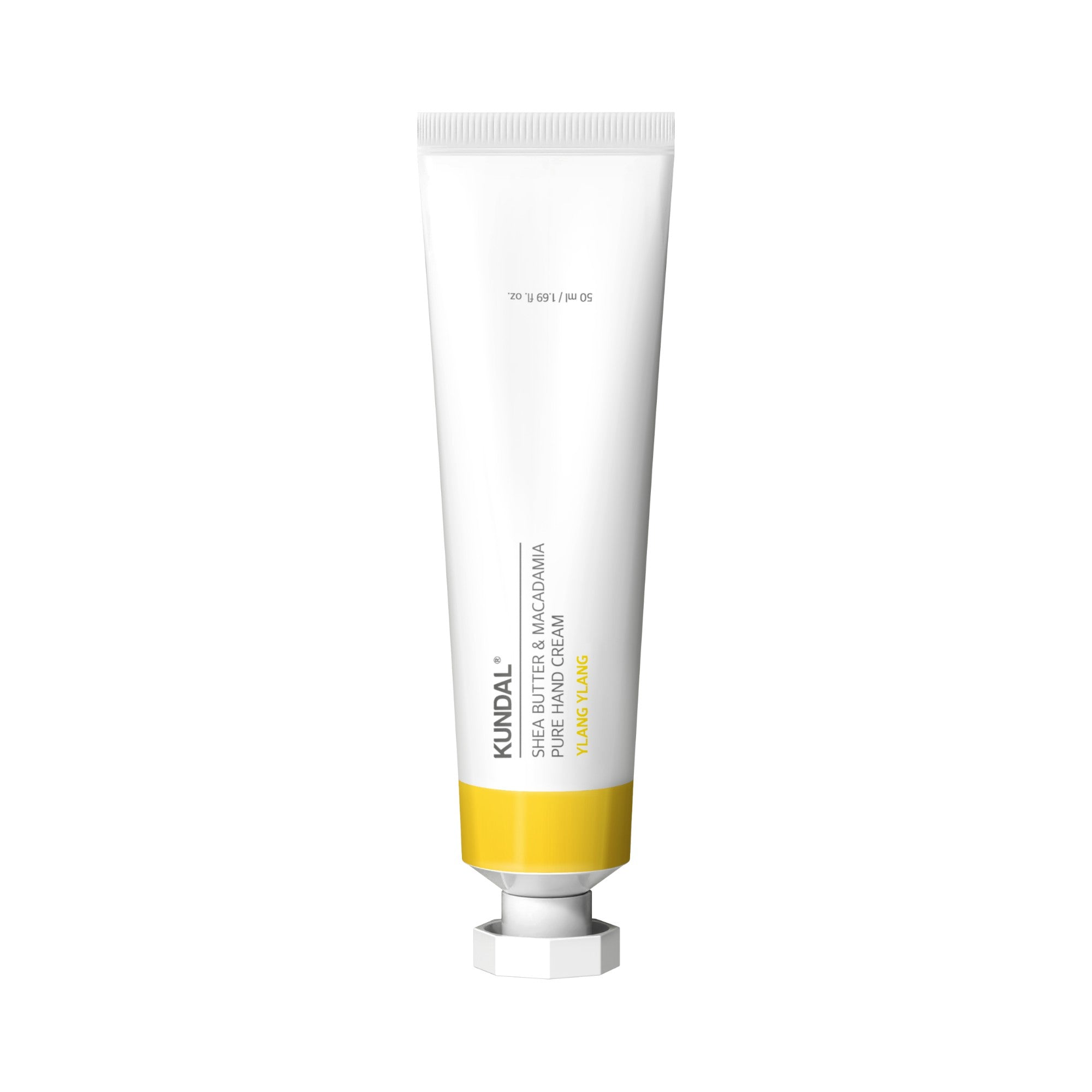 KUNDAL SHEA BUTTER & MACADAMIA Intensiv feuchtigkeitsspendende Ylang-Ylang-Handcreme 50 ml