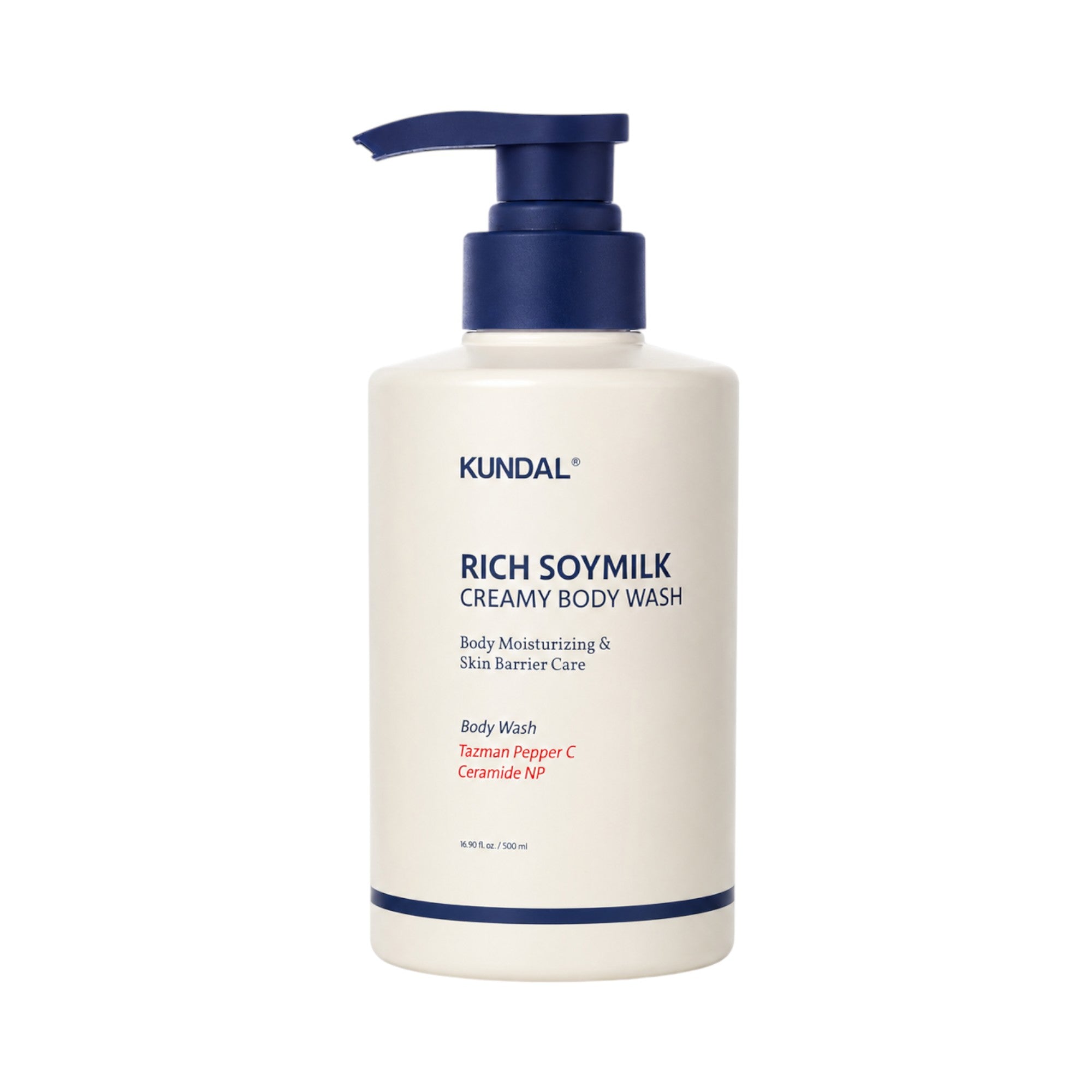 KUNDAL RICH SOYMILK BODY CREAM Intensiv feuchtigkeitsspendende Körperlotion Mellow Vanilla 500 ml