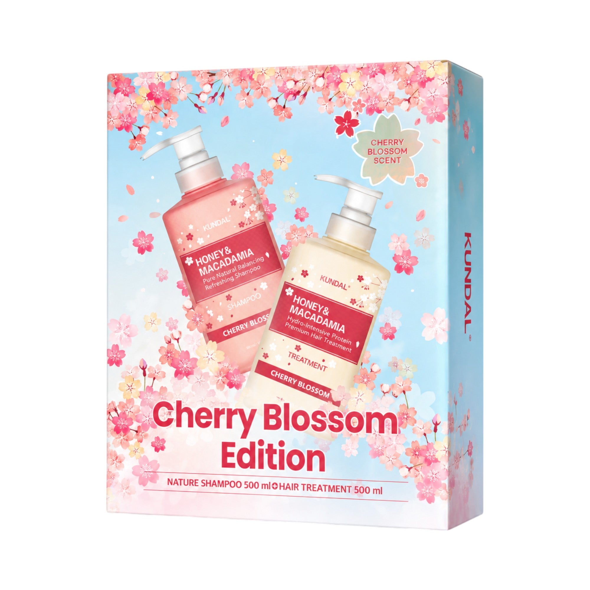KUNDAL HONEY & MACADAMIA WHITE MUSK EDITION Zestaw do pielęgnacji włosów 2x 500 ml