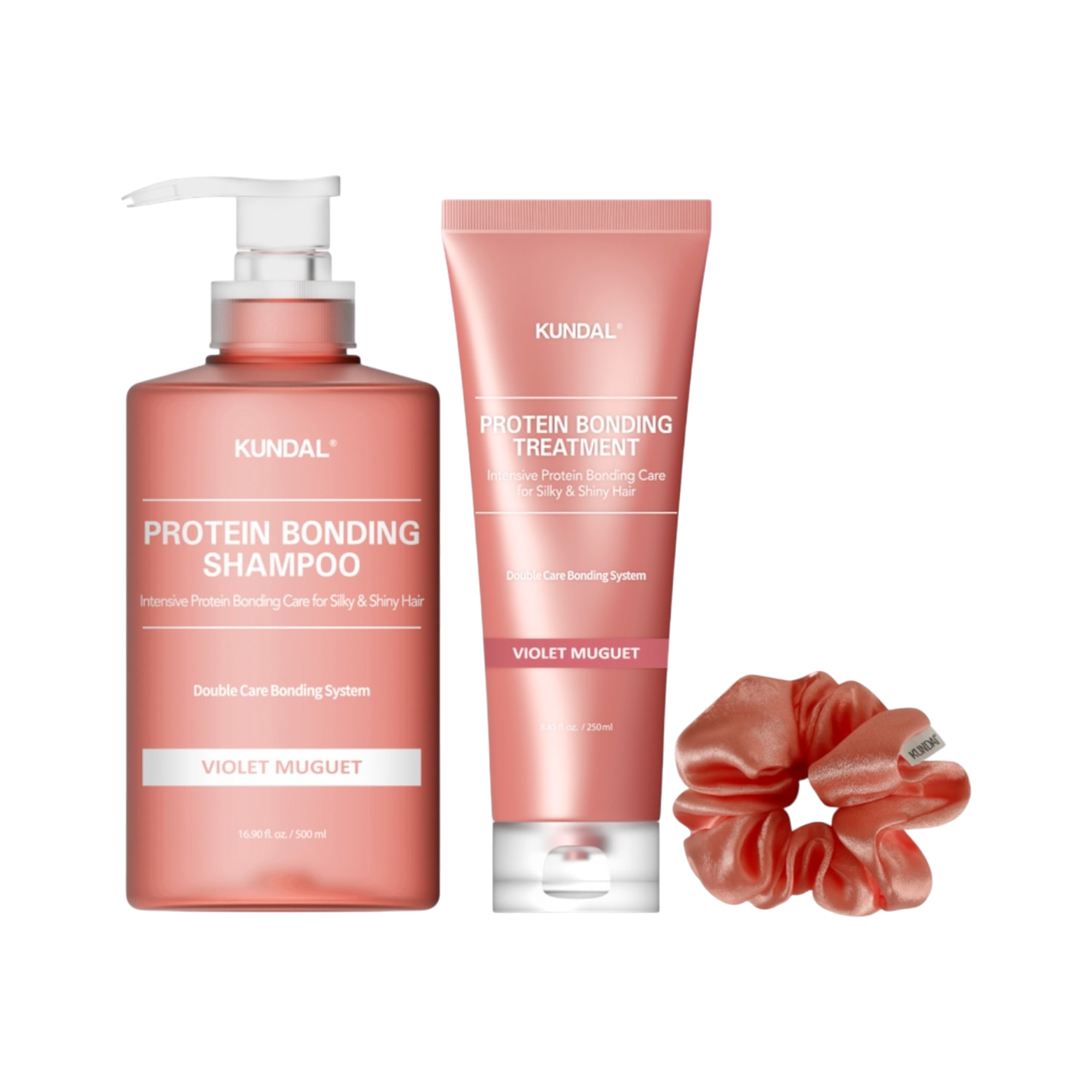 KUNDAL SILKU GLOW EDITION Intensiv regenerierendes Haarpflegeset Violet Muguet 2 x 500 ml #2