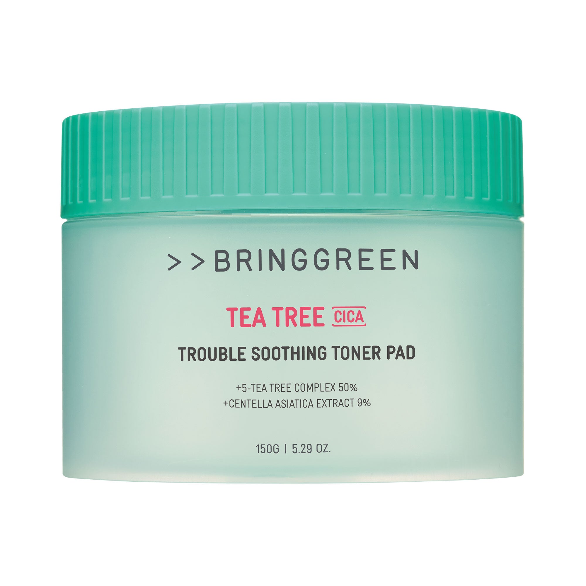BRINGGREEN Tea Tree Cica Trouble Soothing Toner Pad – Kojące płatki tonizujące z drzewem herbacianym i cica, 90 szt. #2