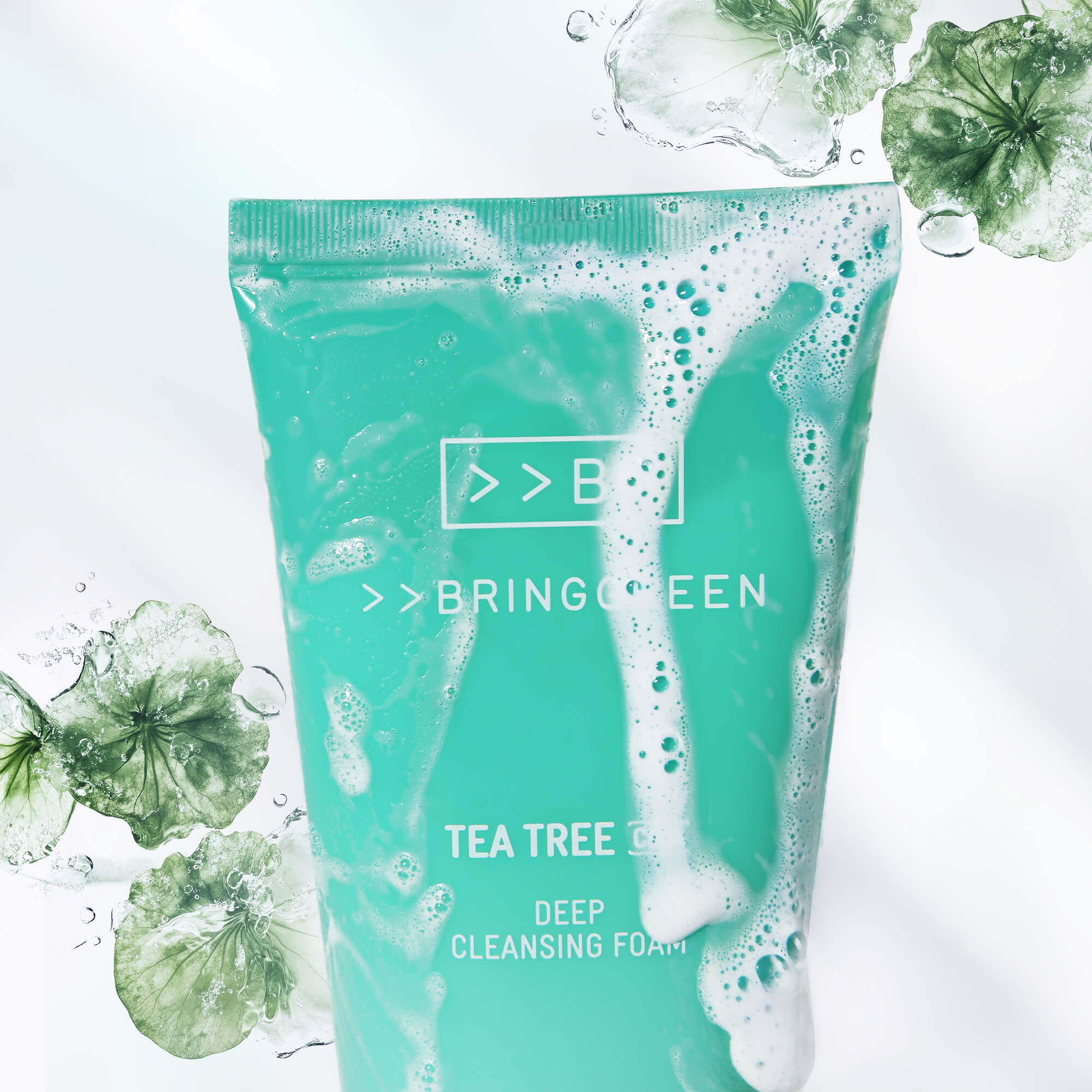 BRINGGREEN Tea Tree Cica Deep Cleansing Foam – Głęboko oczyszczająca pianka do mycia twarzy z drzewem herbacianym i cica 120 ml #2