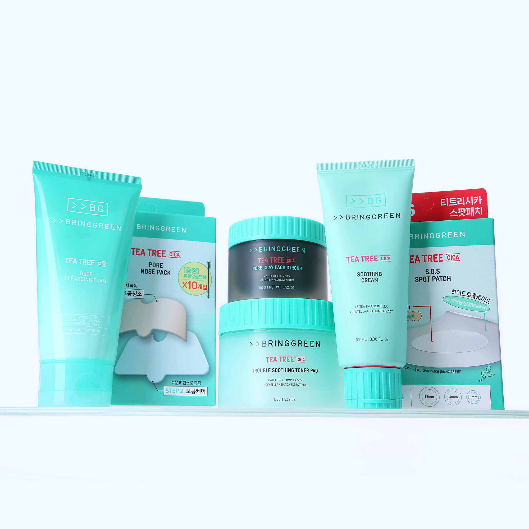 BRINGGREEN Tea Tree Cica Deep Cleansing Foam – Głęboko oczyszczająca pianka do mycia twarzy z drzewem herbacianym i cica 120 ml #4