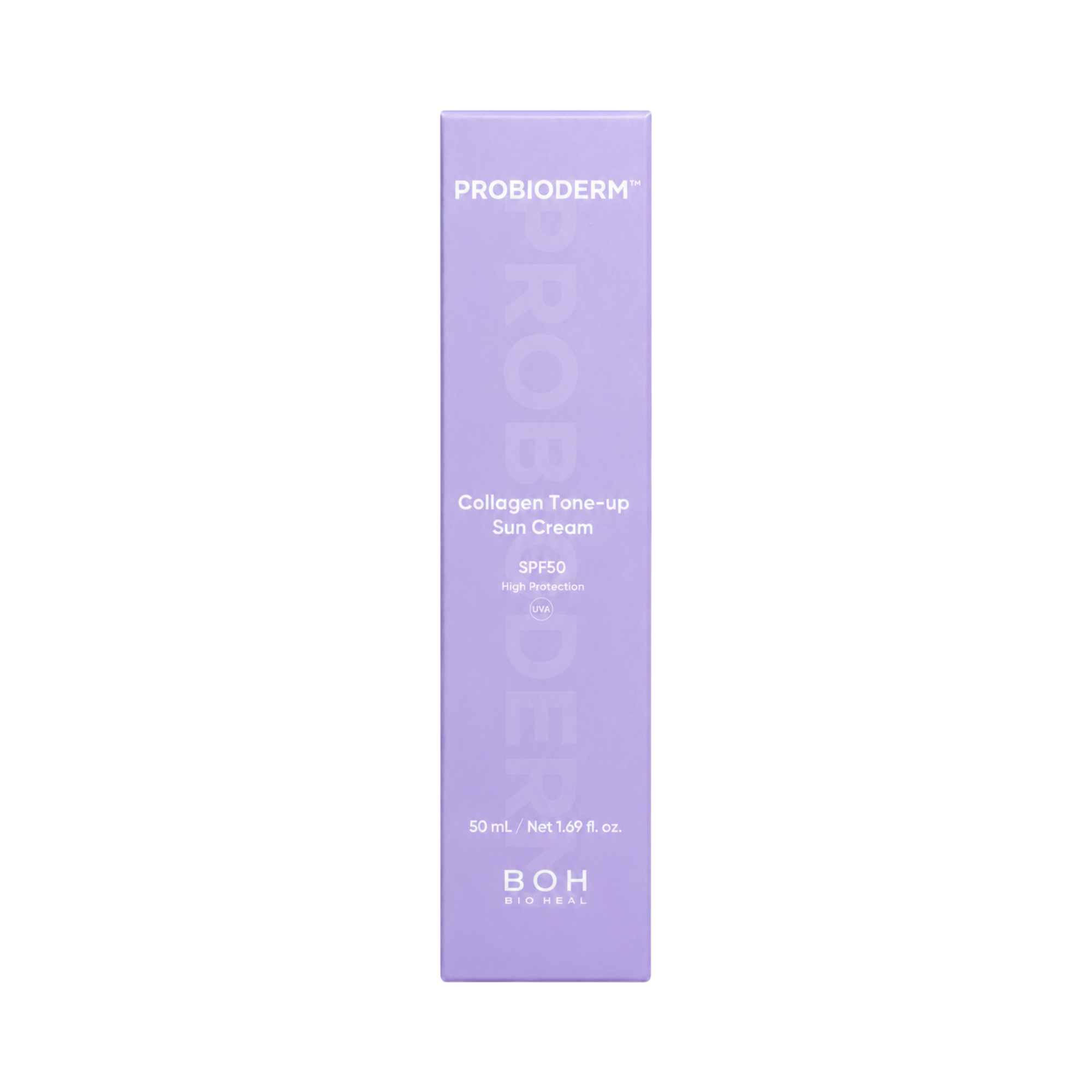 BOH BIO HEAL Probioderm™ Collagen Tone-Up Sun Cream SPF50 PA++++ – Rozświetlająco-tonujący krem przeciwsłoneczny 50 ml