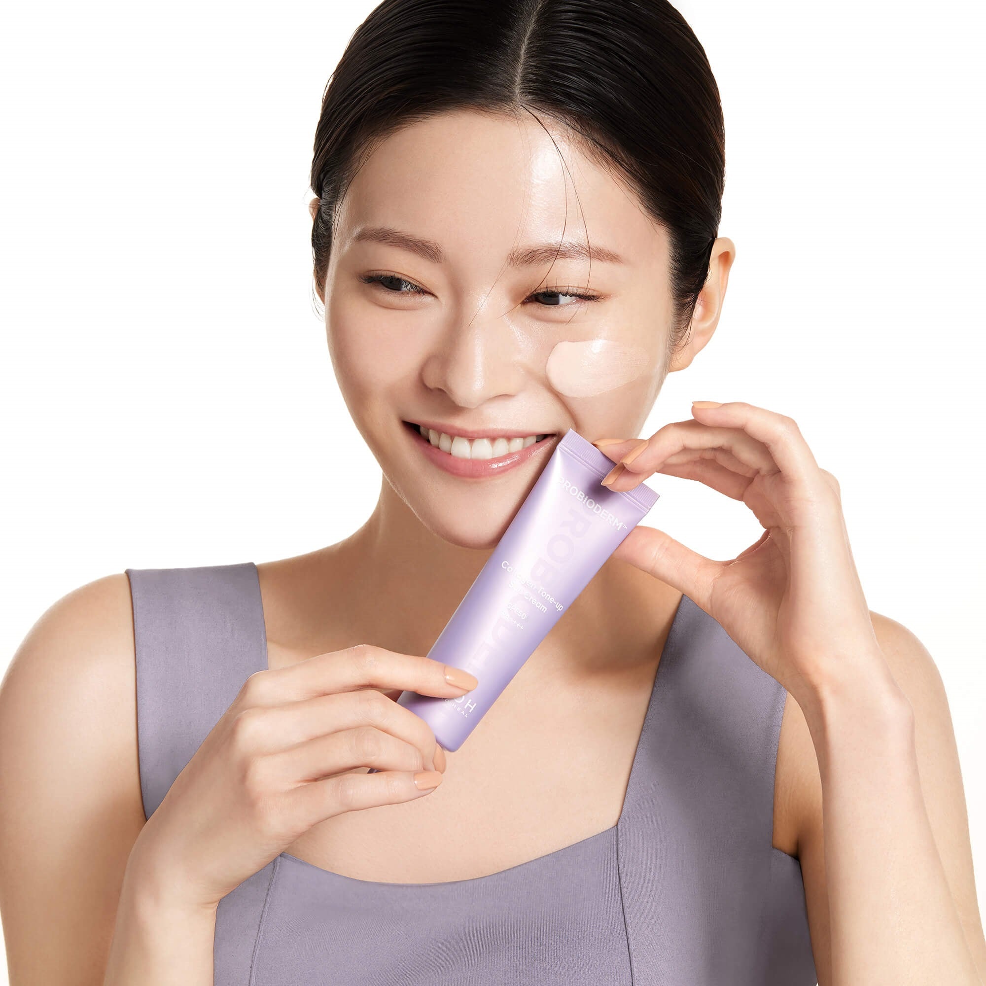 BIOHEAL BOH Probioderm™ Collagen Tone-Up Sun Cream SPF50 PA++++ – Rozświetlająco-tonujący krem przeciwsłoneczny 50 ml #6